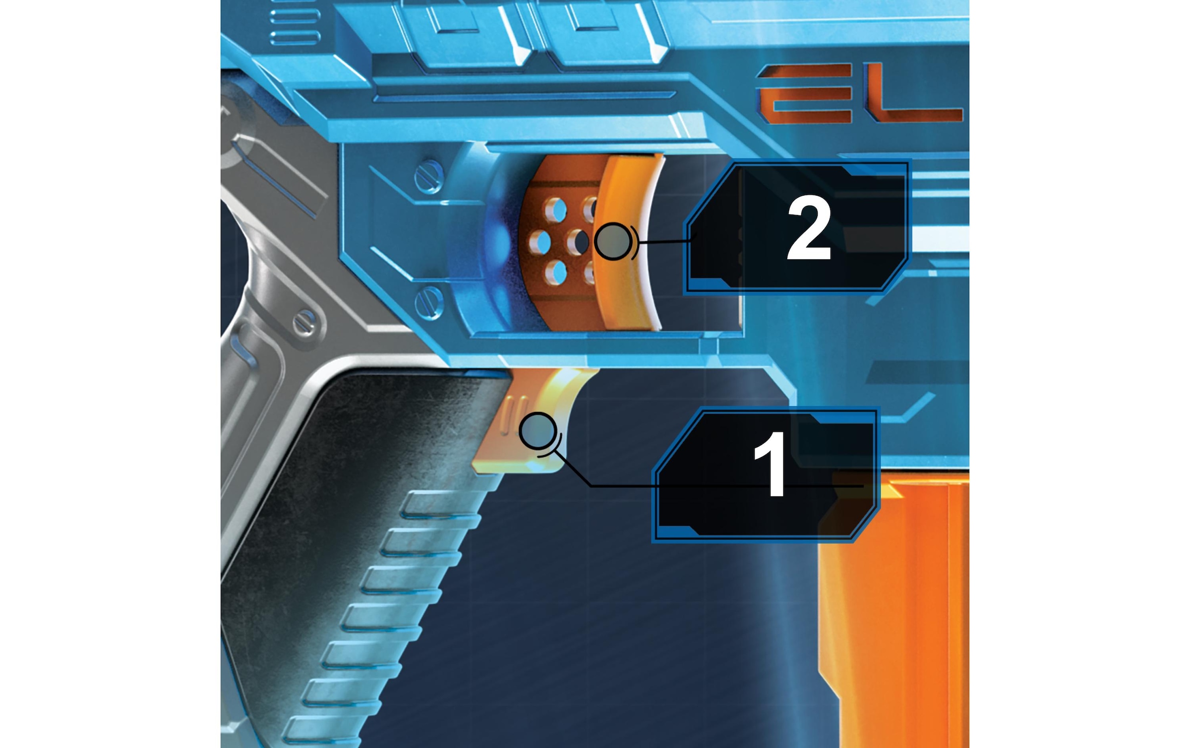 Nerf Blaster »2.0 TURBINE CS-18«