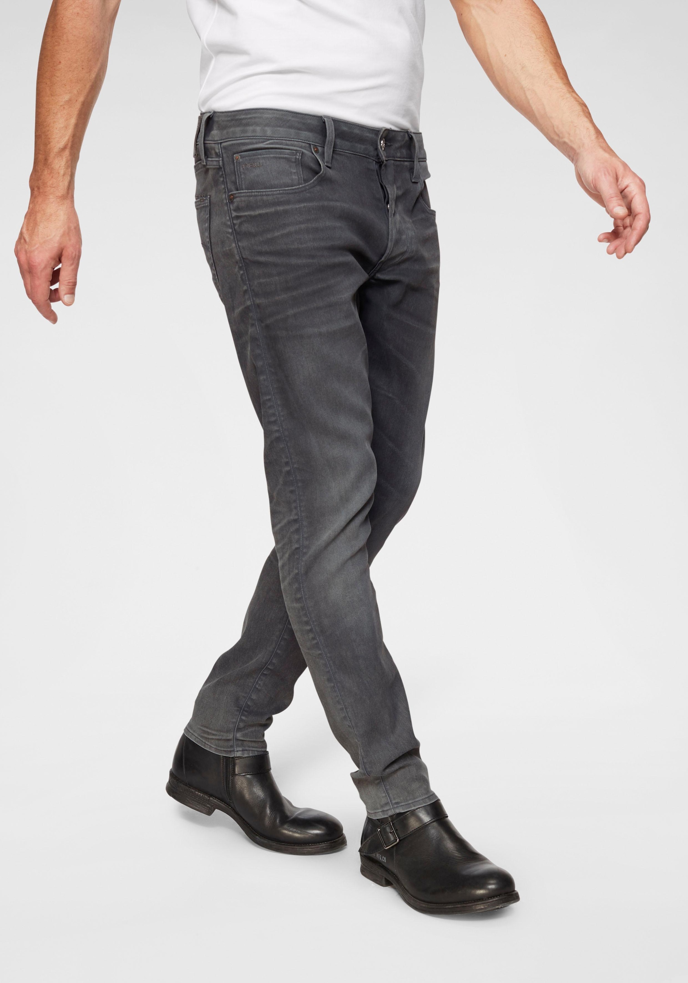 Slim-fit-Jeans »3301 Slim«, mit toller Waschung und Elasthan