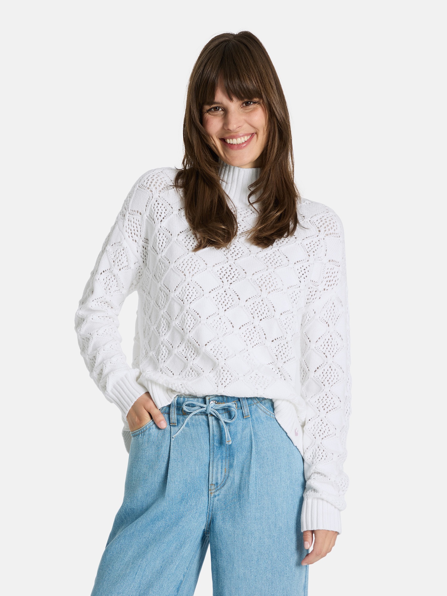 Lieblingsstück Strickpullover »ColineL« mit Ajourmuster