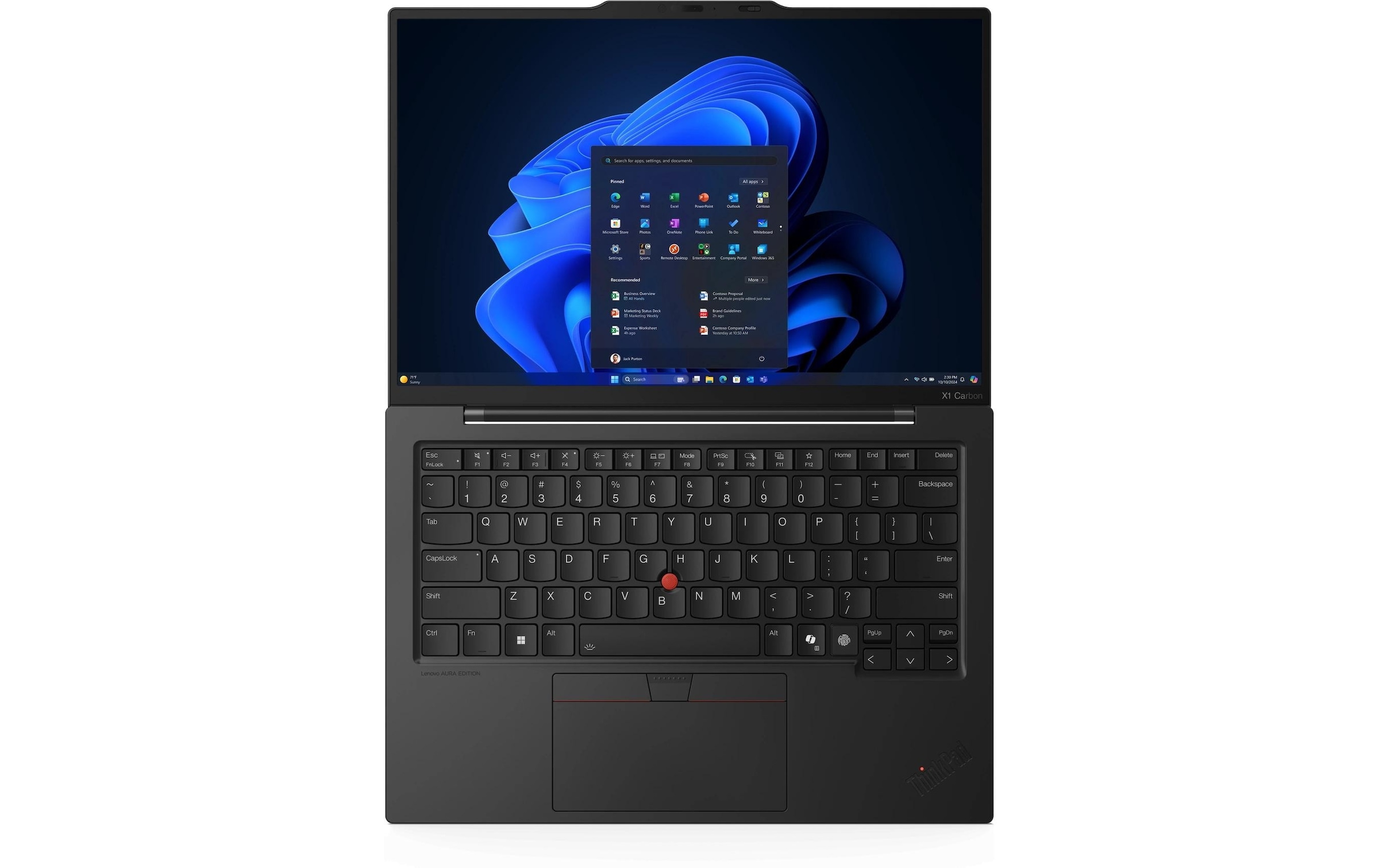 Lenovo Notebook »ThinkPad X1 Carbon Gen. 13«, 35,56 cm, / 14 Zoll, Intel, Core Ultra 7, eingebauter Lautsprecher, eingebautes Mikrofon, Webcam