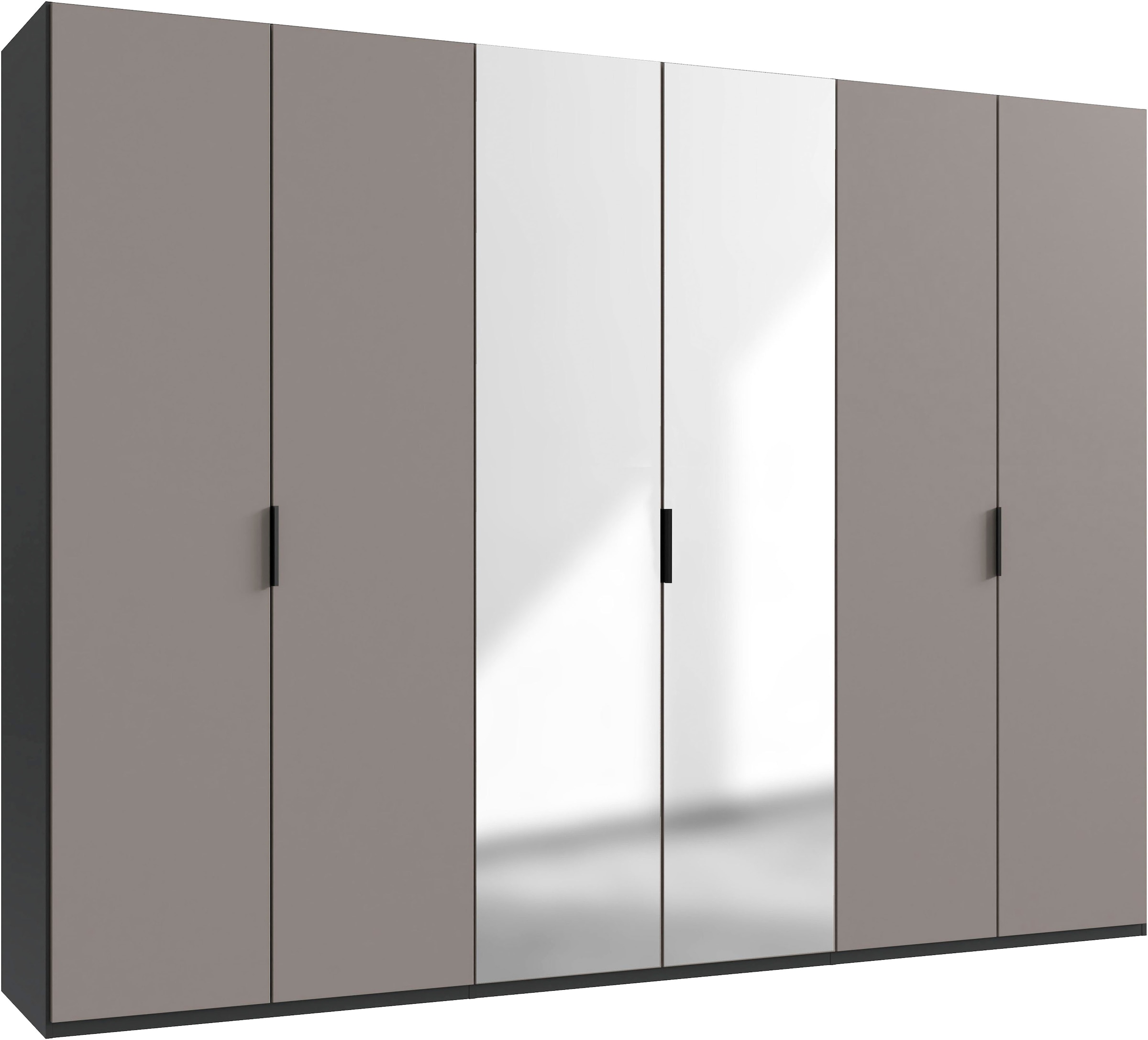 Wimex Kleiderschrank »Oxford by fresh to go, in 3 Breiten, Made in Germany« wahlweise mit oder ohne Spiegel, mit hochwertigen Falttüren für den perfekten Überblick