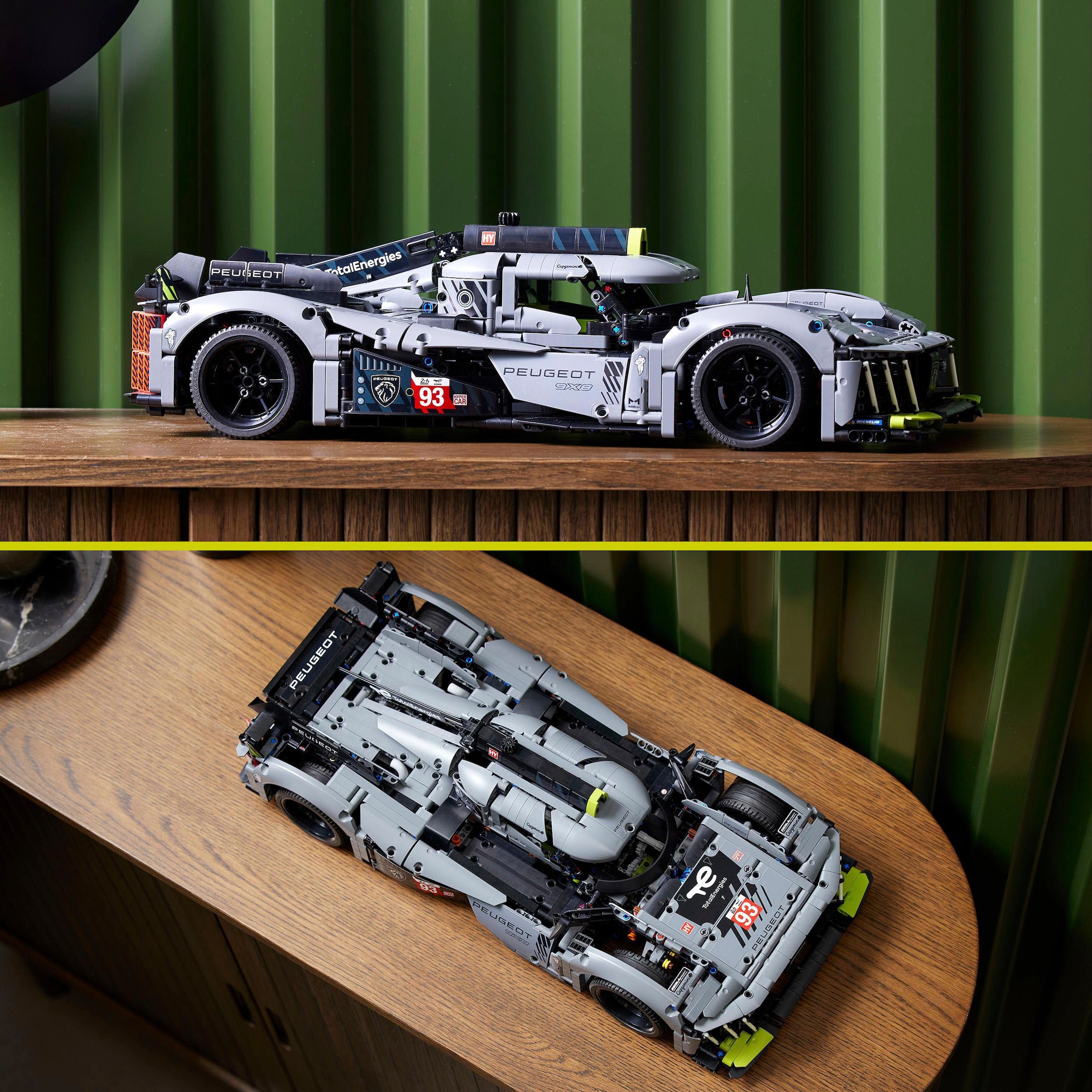 LEGO® Konstruktionsspielsteine »PEUGEOT 9X8 24H Le Mans Hybrid Hypercar (42156), LEGO® Technic«, (1775 St.)