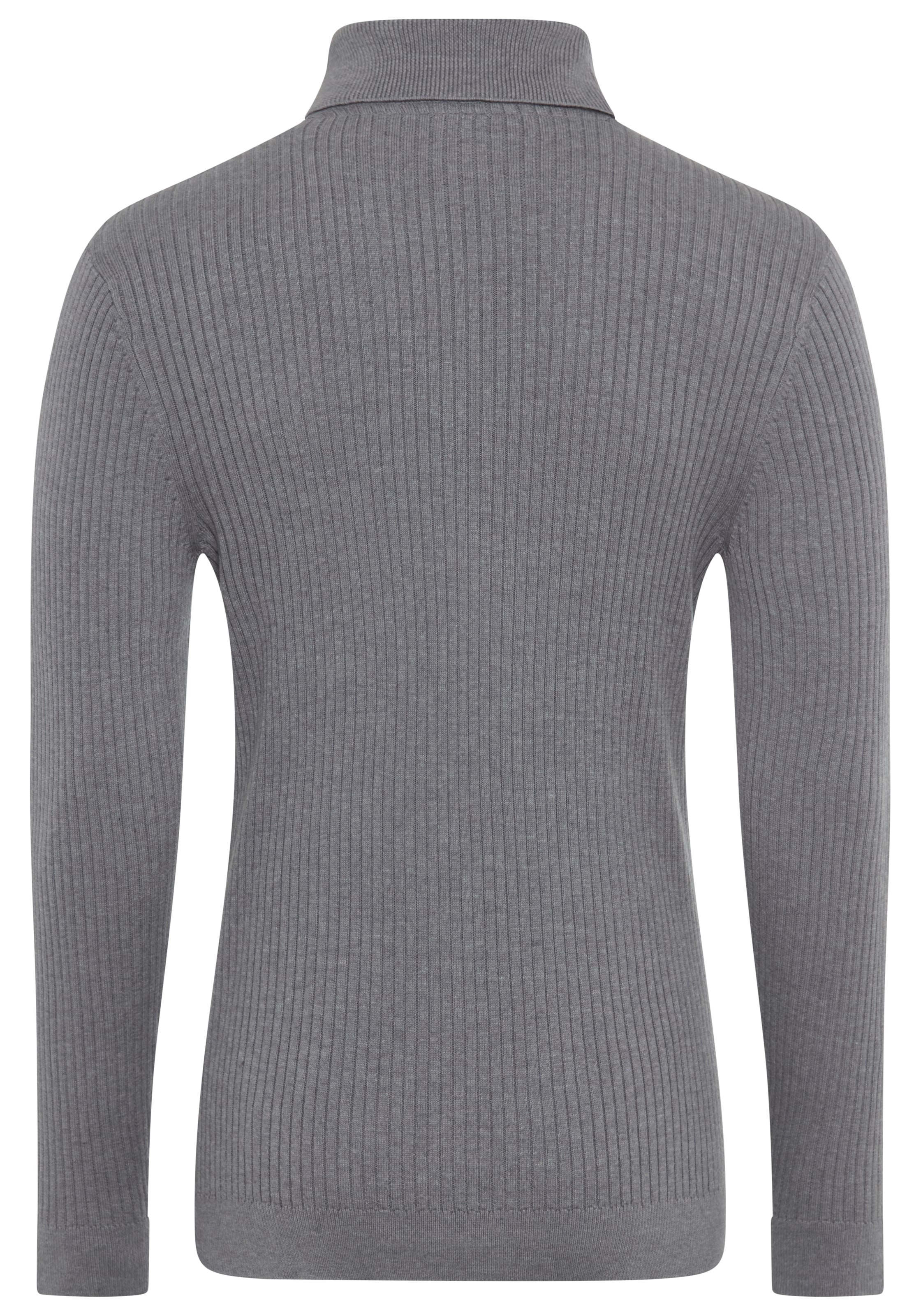 Bruno Banani Rollkragenpullover, in Rippenqualität