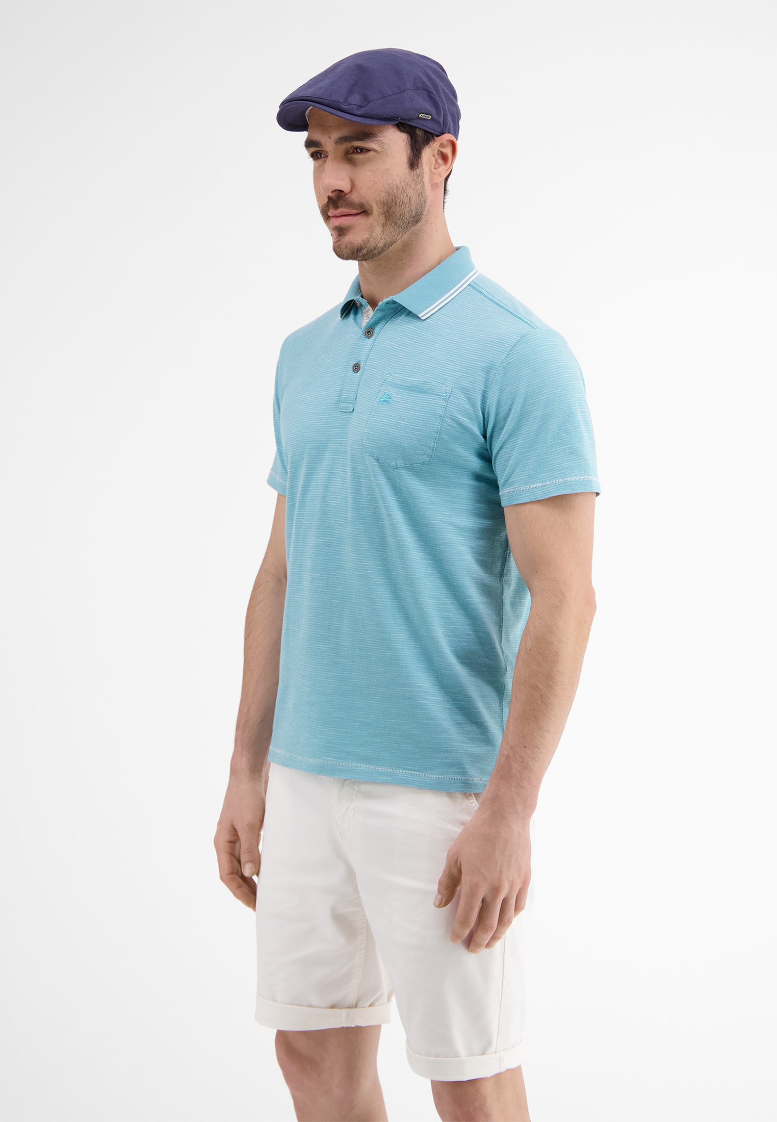 LERROS Poloshirt »LERROS Poloshirt mit Finelinerstreifen«
