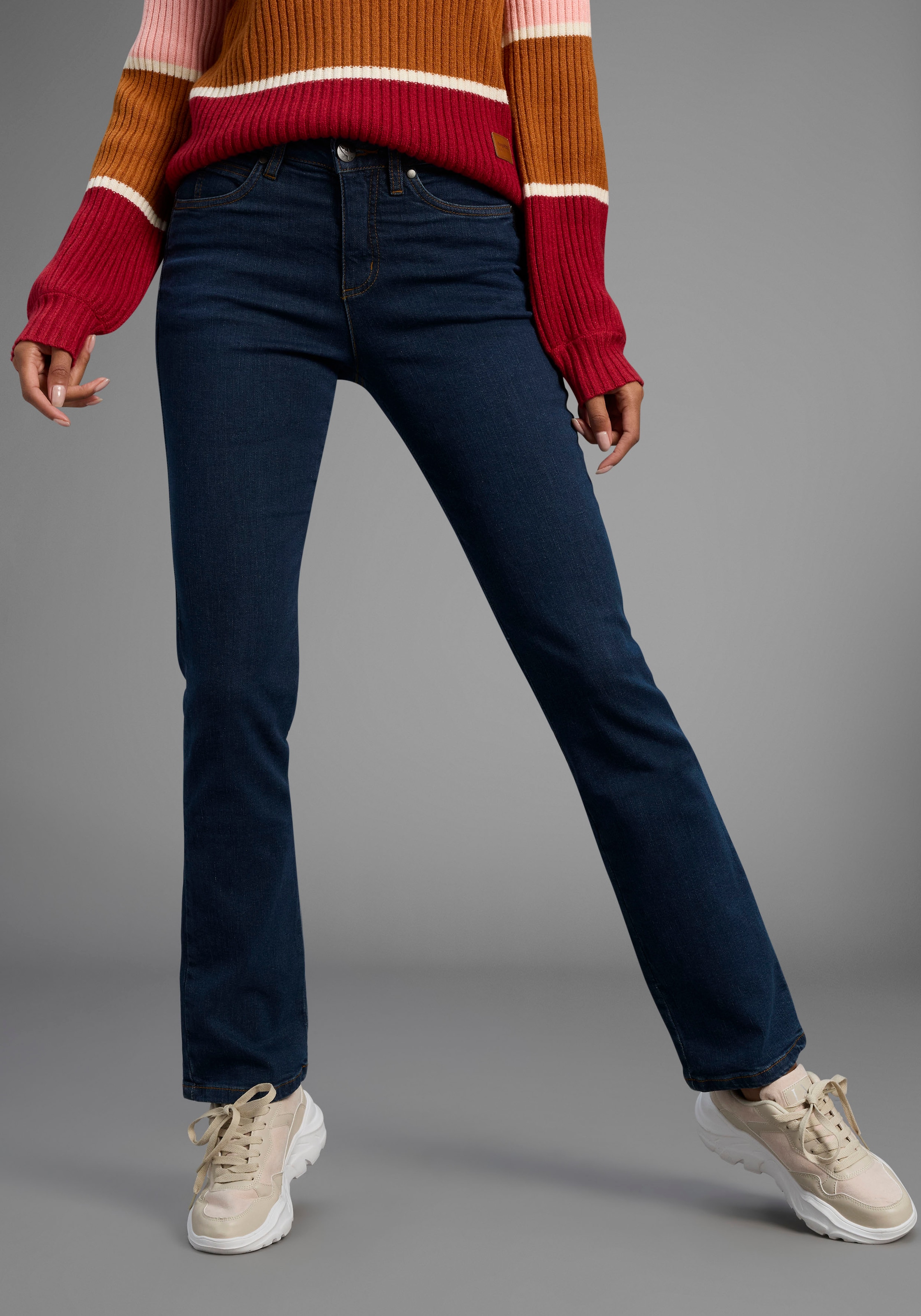 Arizona Gerade Jeans »Comfort-Fit« High Waist