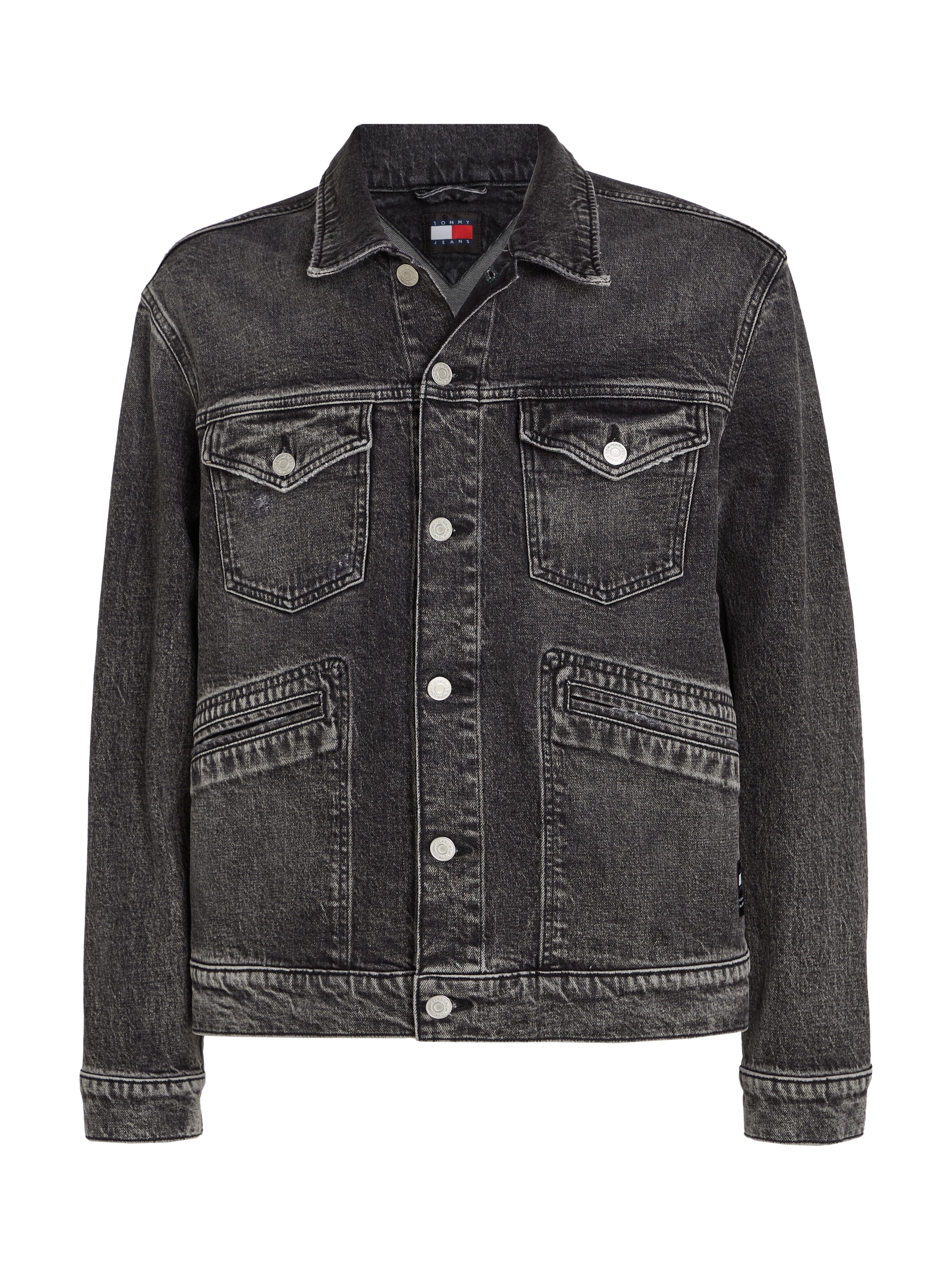 Tommy Jeans Jeansjacke »ISAAC DENIM TRUCKER CH6187«, mit Logoprägung