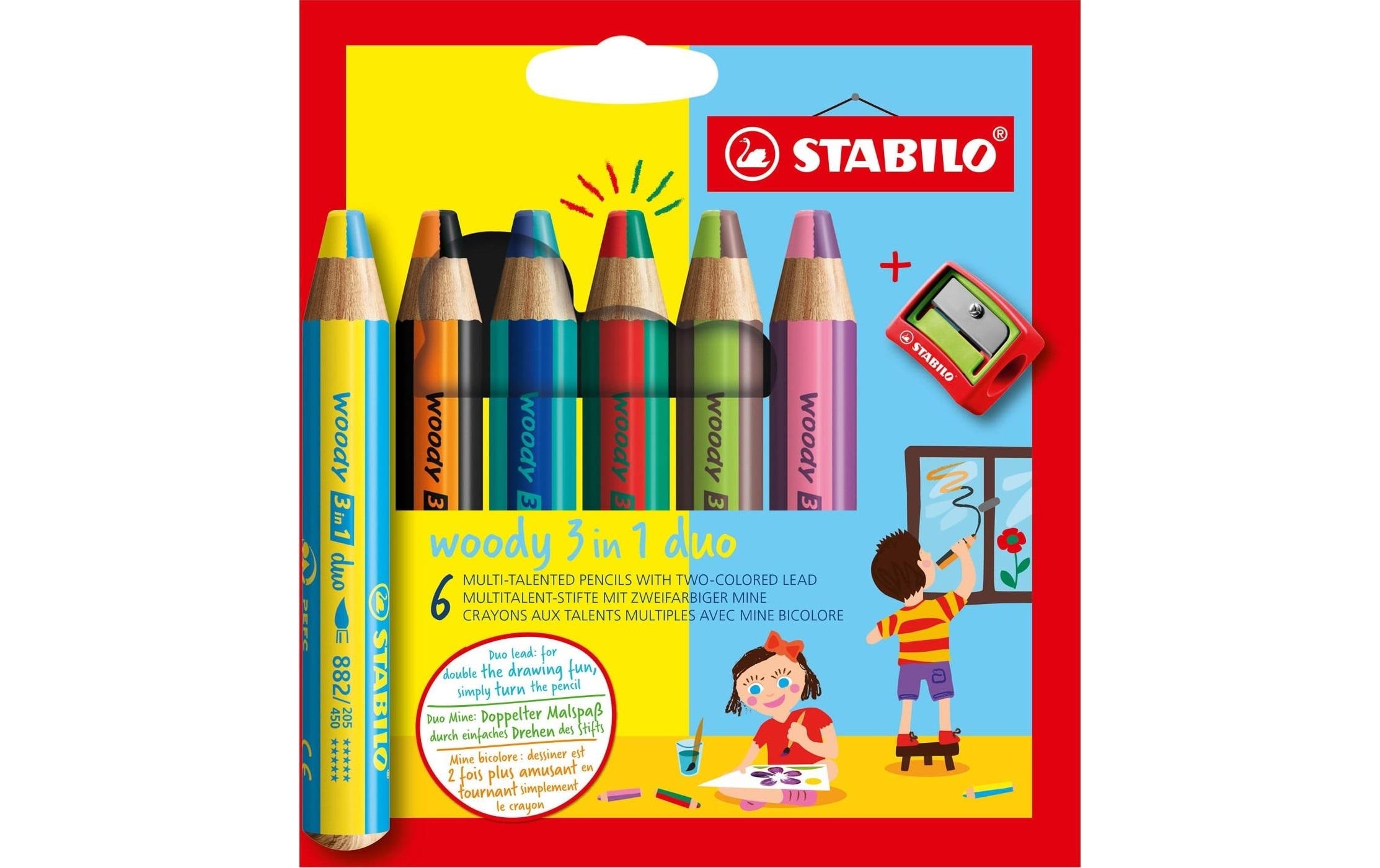 STABILO Schreibgeräteetui »Woody 3 in 1«