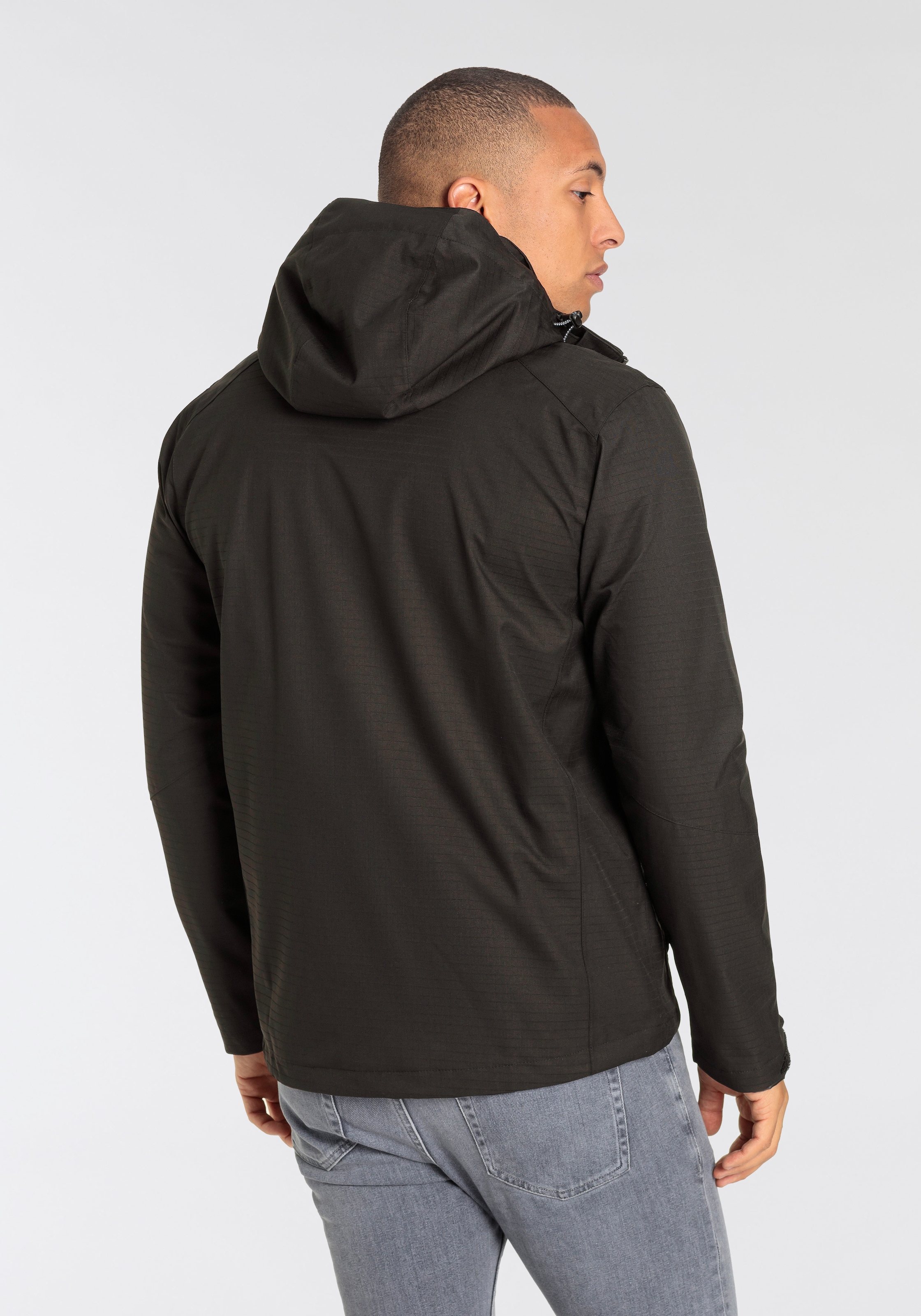 Killtec Funktionsjacke, mit Kapuze, Wasserdicht & atmungsaktiv & abzippbarer Kapuze