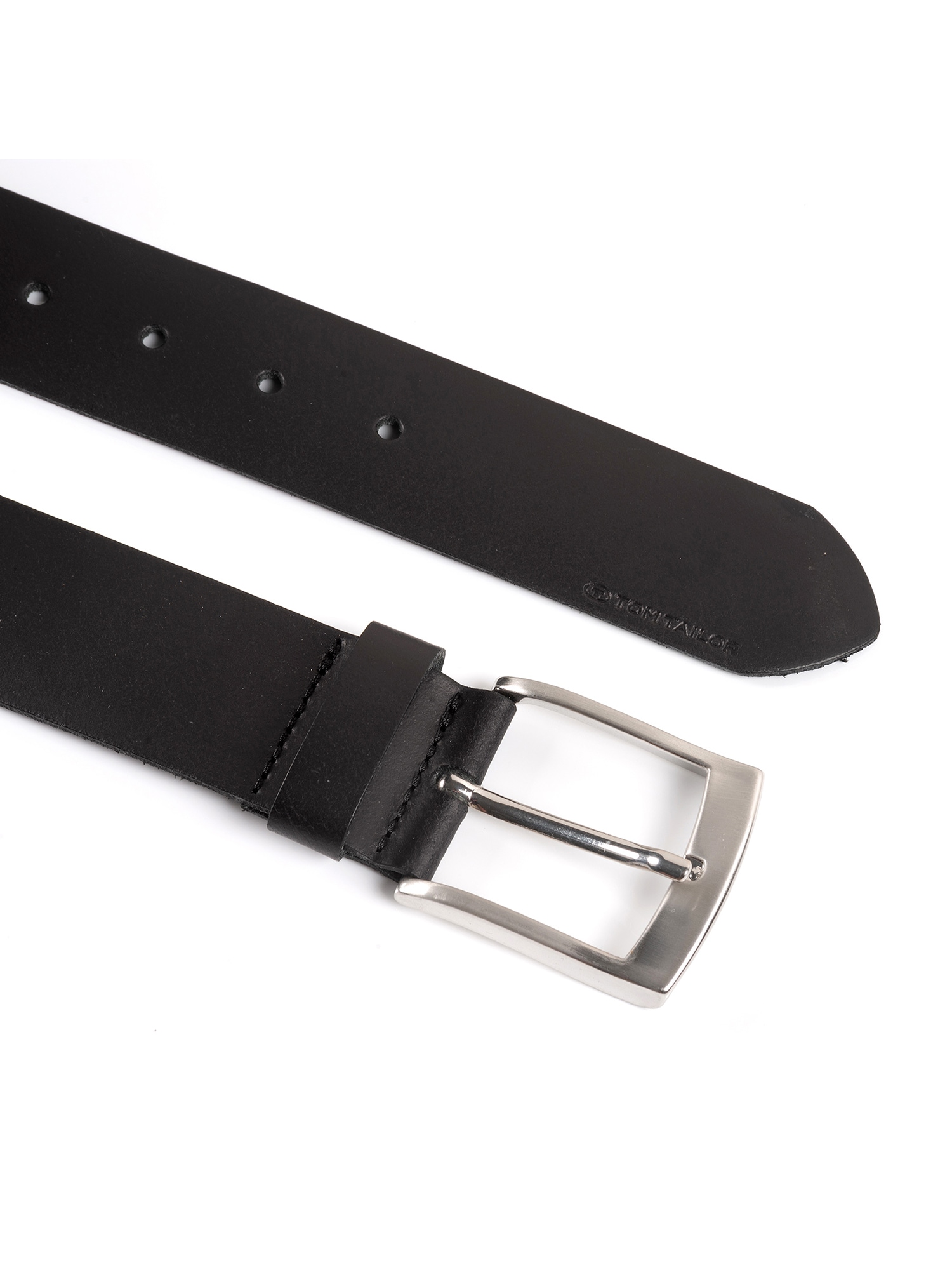 TOM TAILOR Ledergürtel »TTANDREW«, 4 cm breit, Herrengürtel, Jeans und Casual, bis Gr. 120