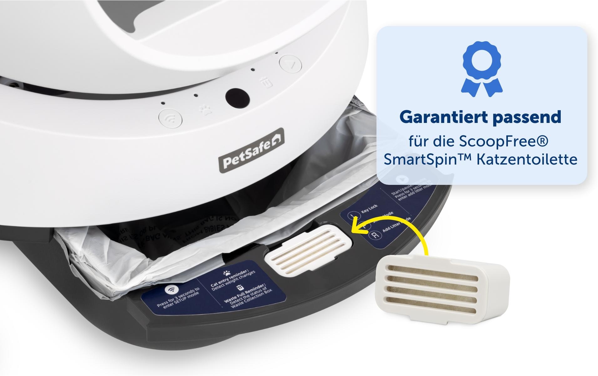 PetSafe Ersatzfilter »ScoopFree SmartSpin zur Desodorierung 2 Stück«