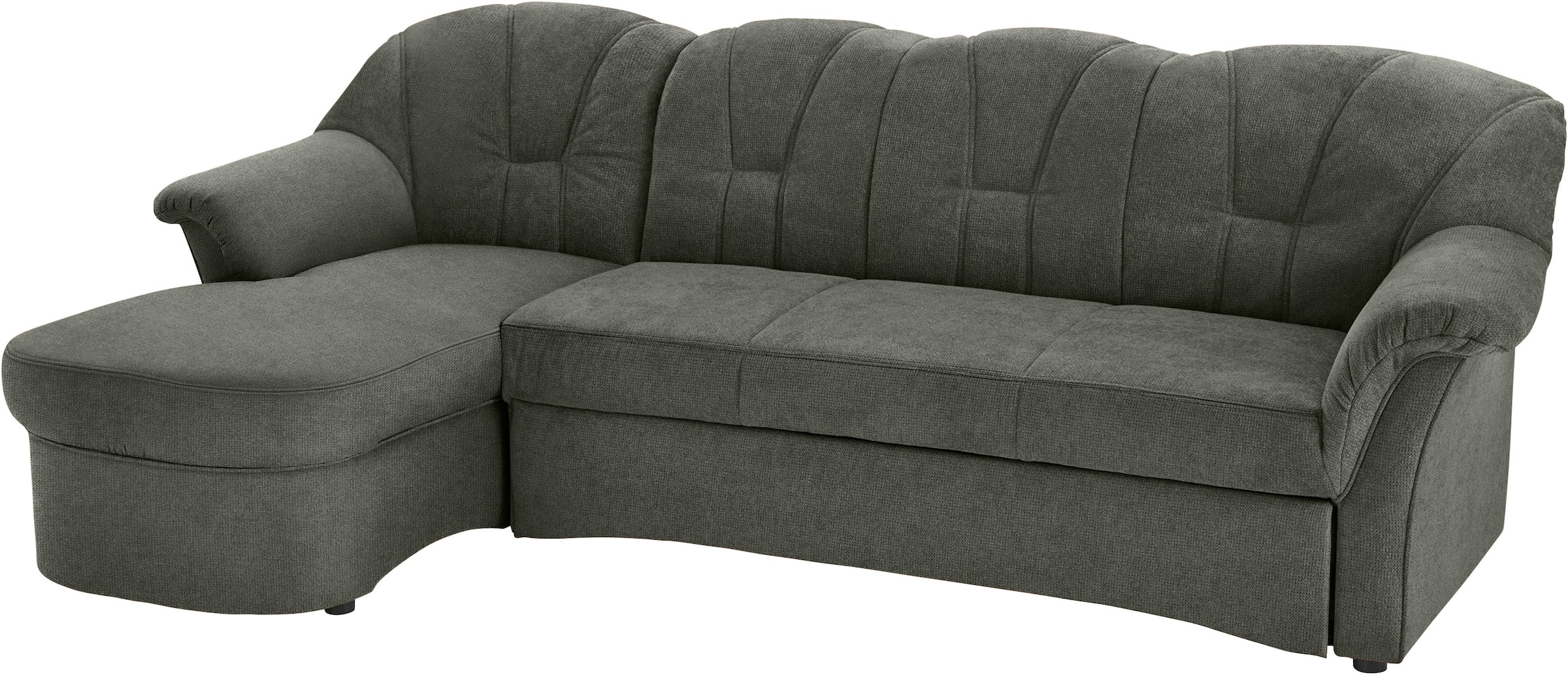 DOMO collection Ecksofa Papenburg L-Form, in grosser Farbvielfalt, wahlweise mit Bettfunktion