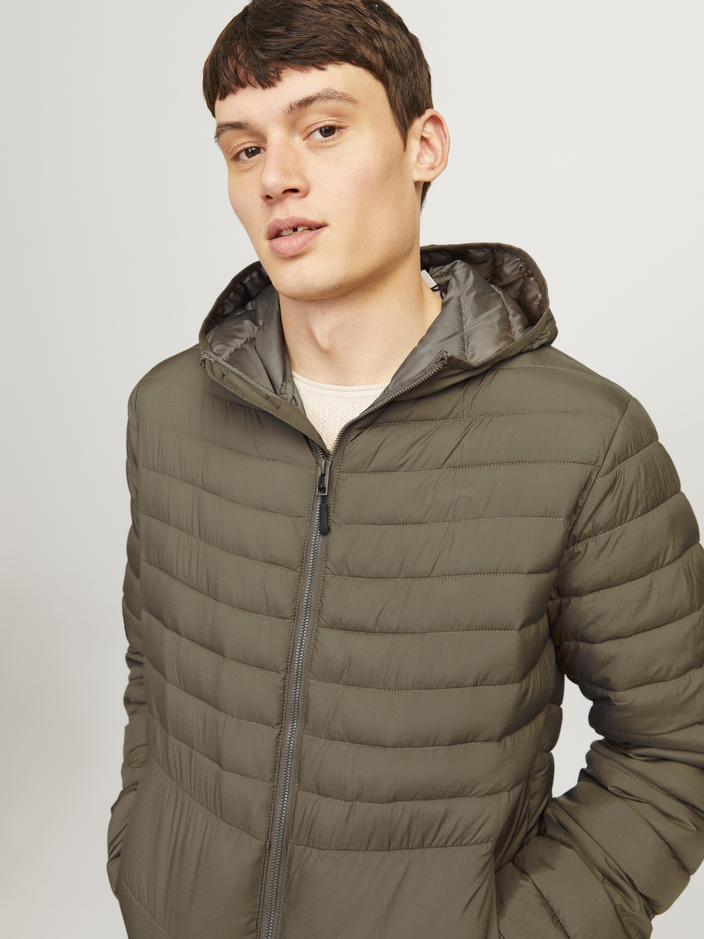 Jack & Jones Steppjacke »JJESTATE PACKABLE PUFFER HOOD NOOS«, mit Kapuze, mit Kapuze