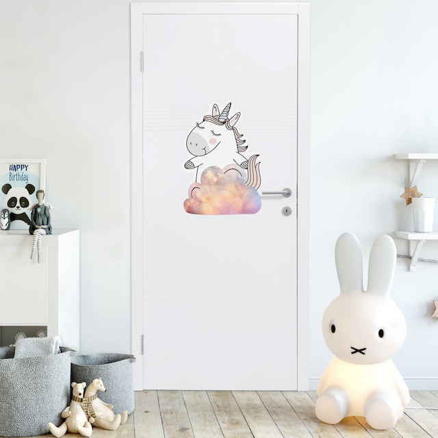 ✵ MySpotti Wandsticker »Memo Kids Unicorn«, (1 St.), mit  Whiteboard-Oberfläche online bestellen | Jelmoli-Versand
