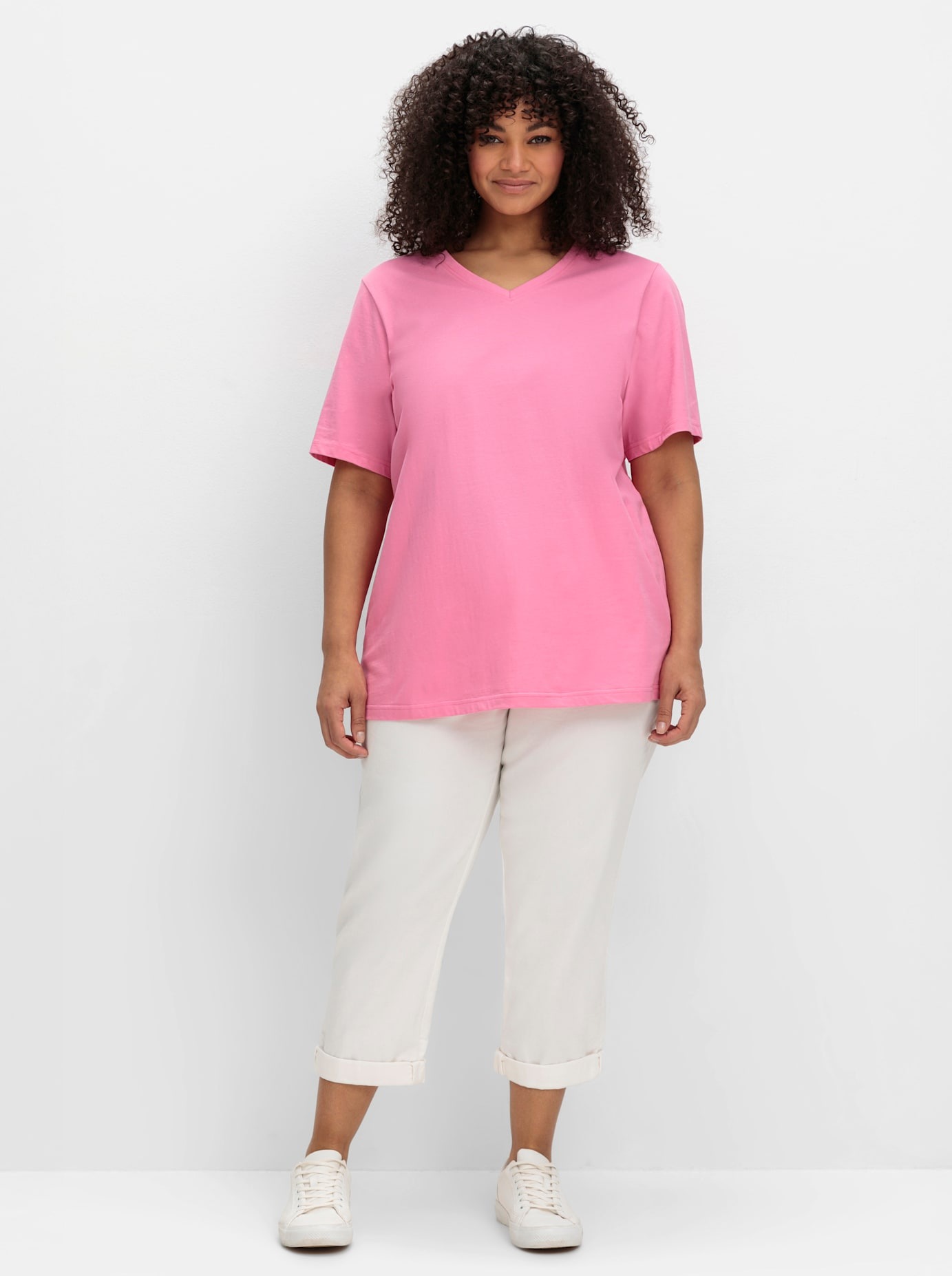 Sheego T-Shirt »T-Shirt«, (1 tlg.)