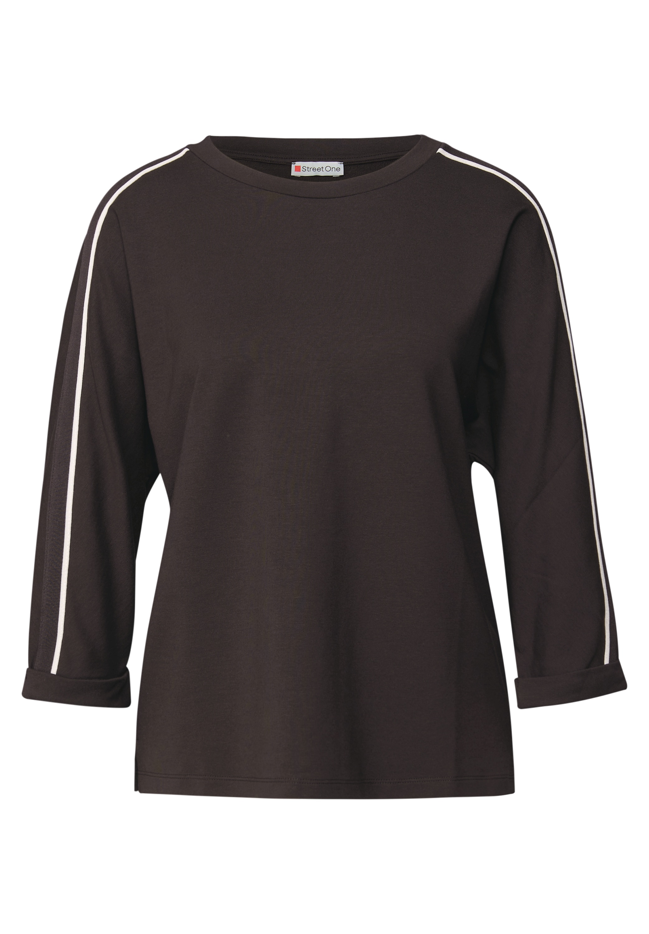 STREET ONE 3/4-Arm-Shirt, mit Galonstreifen