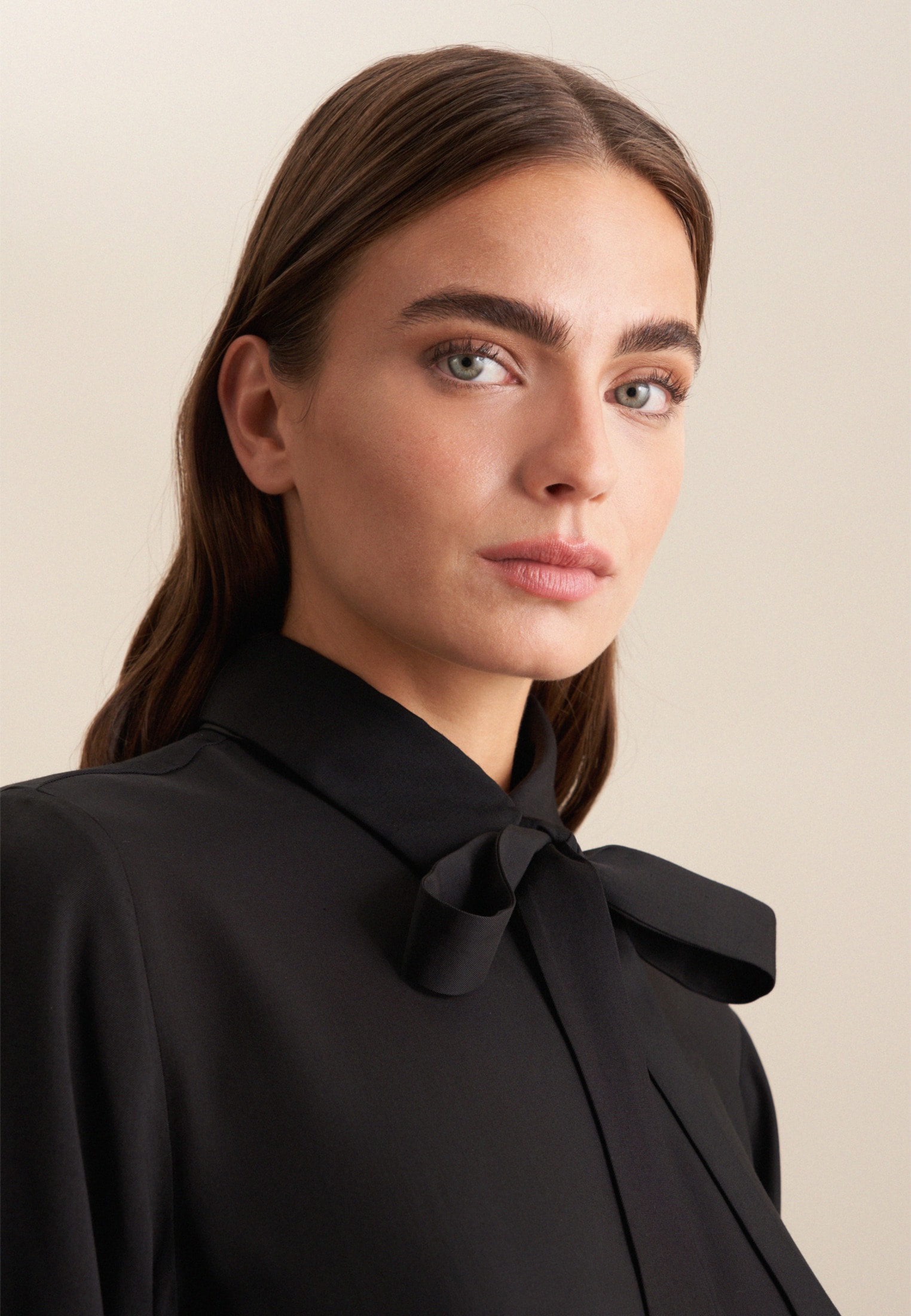 seidensticker Hemdbluse »Schwarze Rose«, 1/1 Kragen Uni
