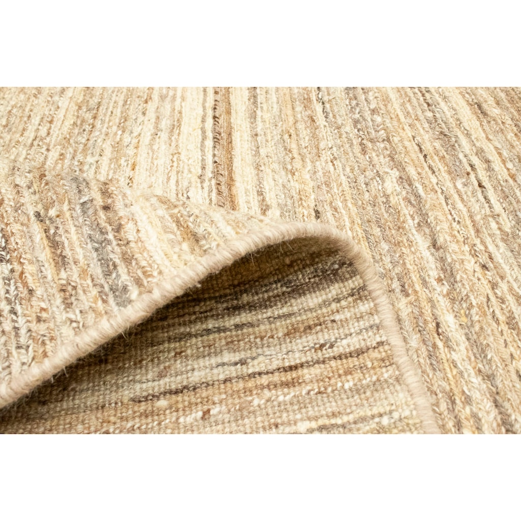 morgenland Wollteppich »Gabbeh Teppich handgeknüpft beige«, rechteckig