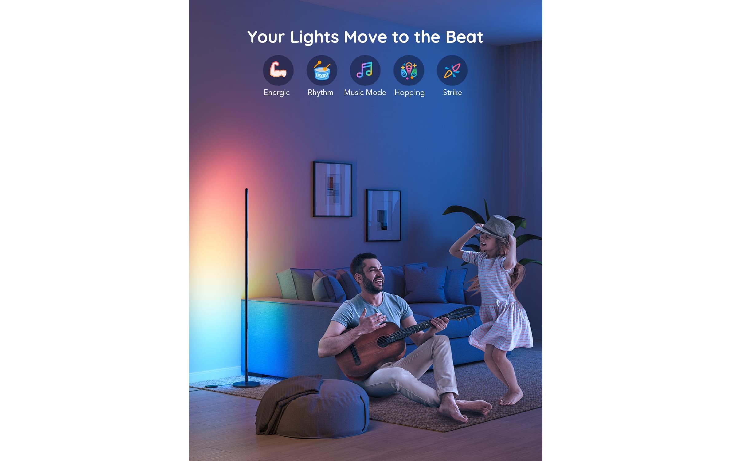 Stehlampe »Govee Smart Corner RGB«