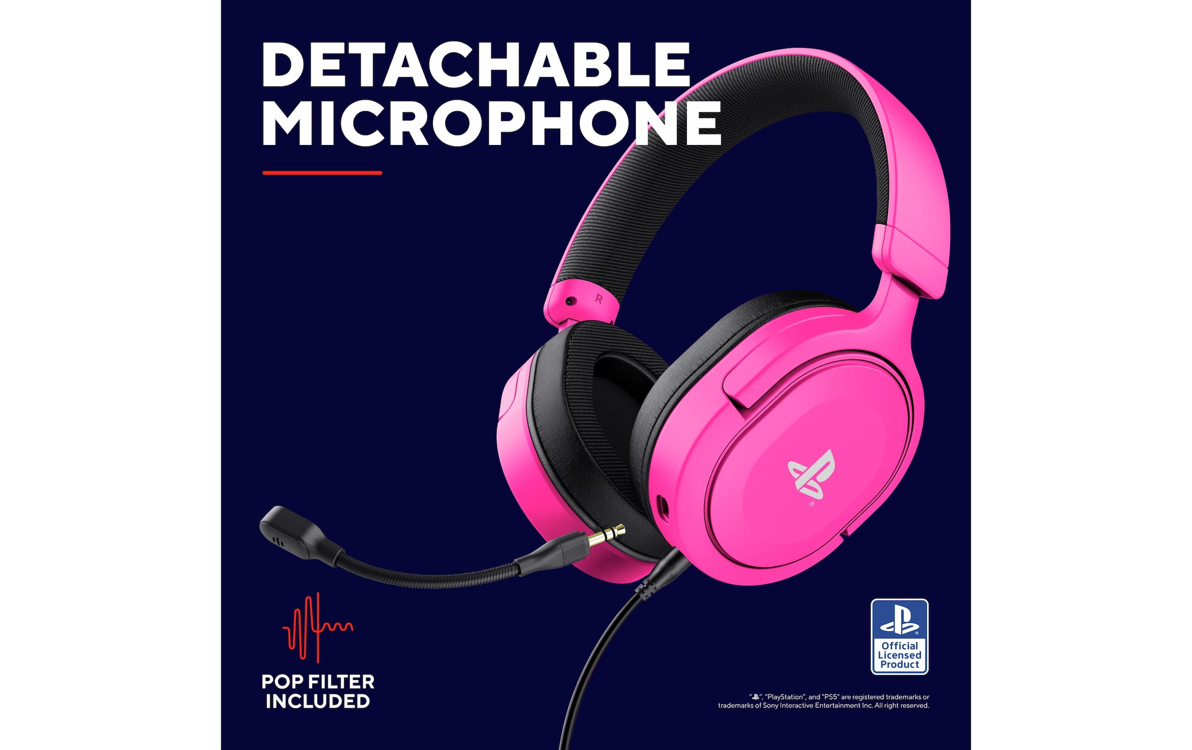 Trust PC-Headset »GXT498P Forta Pink/Schwarz«