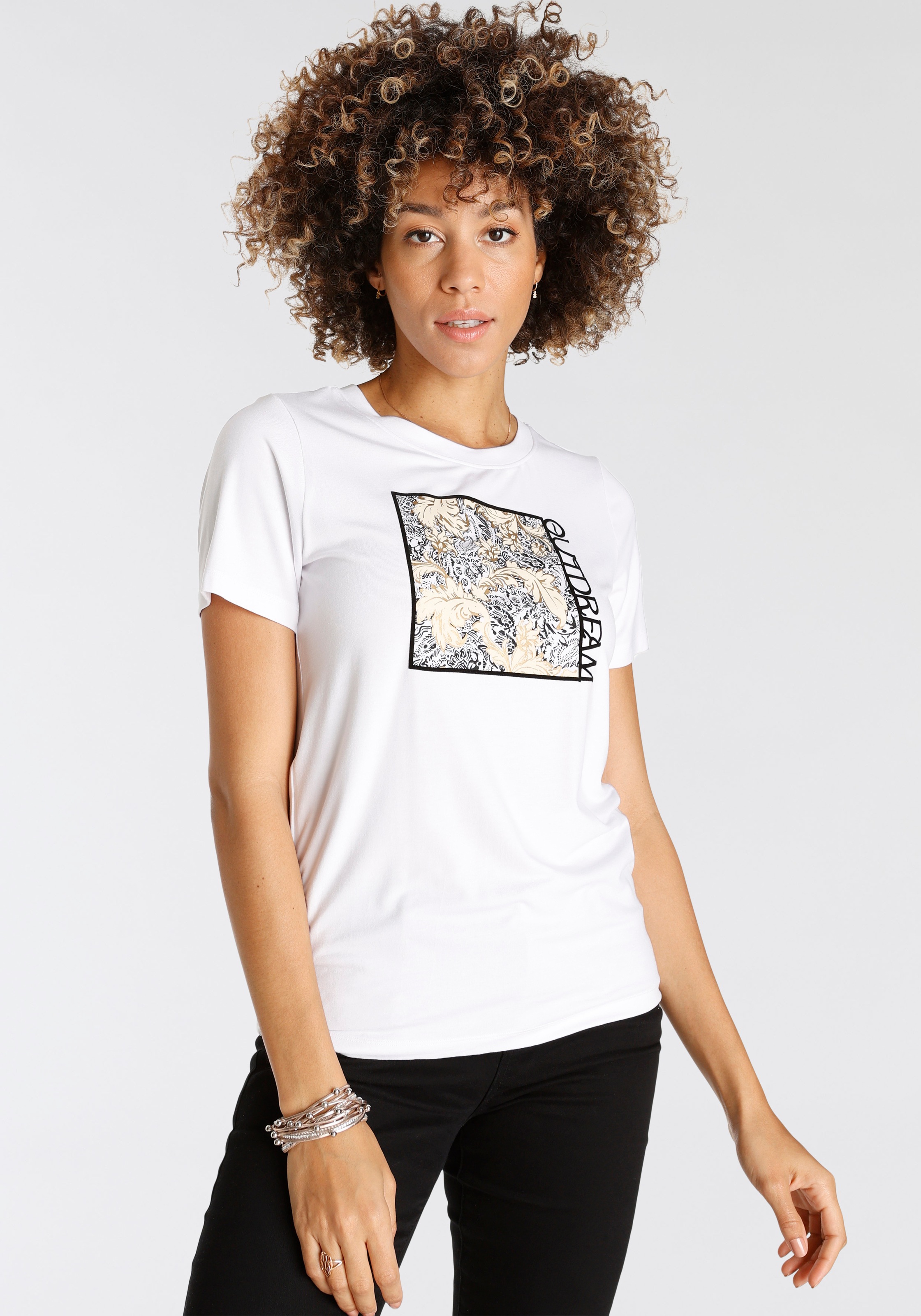 Boysen\'s T-Shirt, mit tollem - KOLLEKTION Jelmoli-Versand | NEUE shoppen online Front-Print