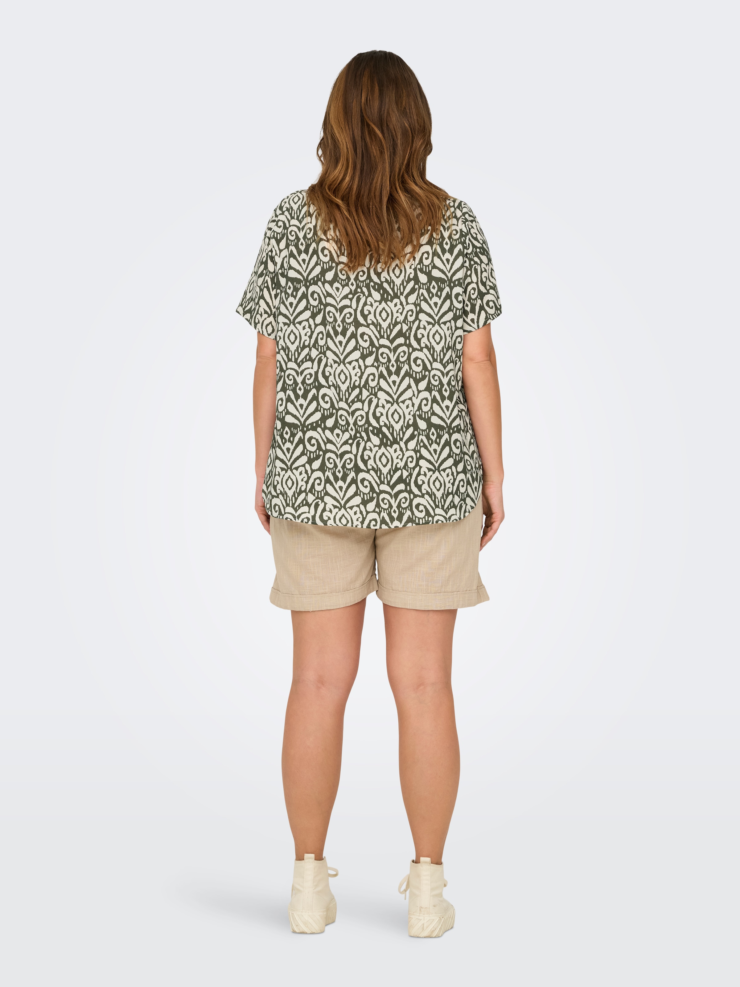 ONLY CARMAKOMA Shirtbluse »CARVICA SS TOP WVN NOOS«