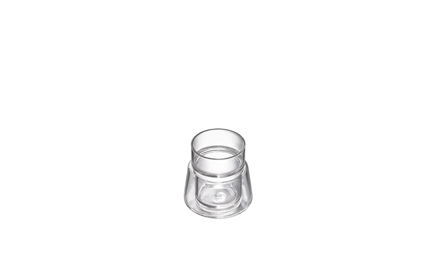Jacob Jensen Thermoglas "Small 70 ml, 1 Stück" Thermo-Kaffeeglas mit innovativem Design