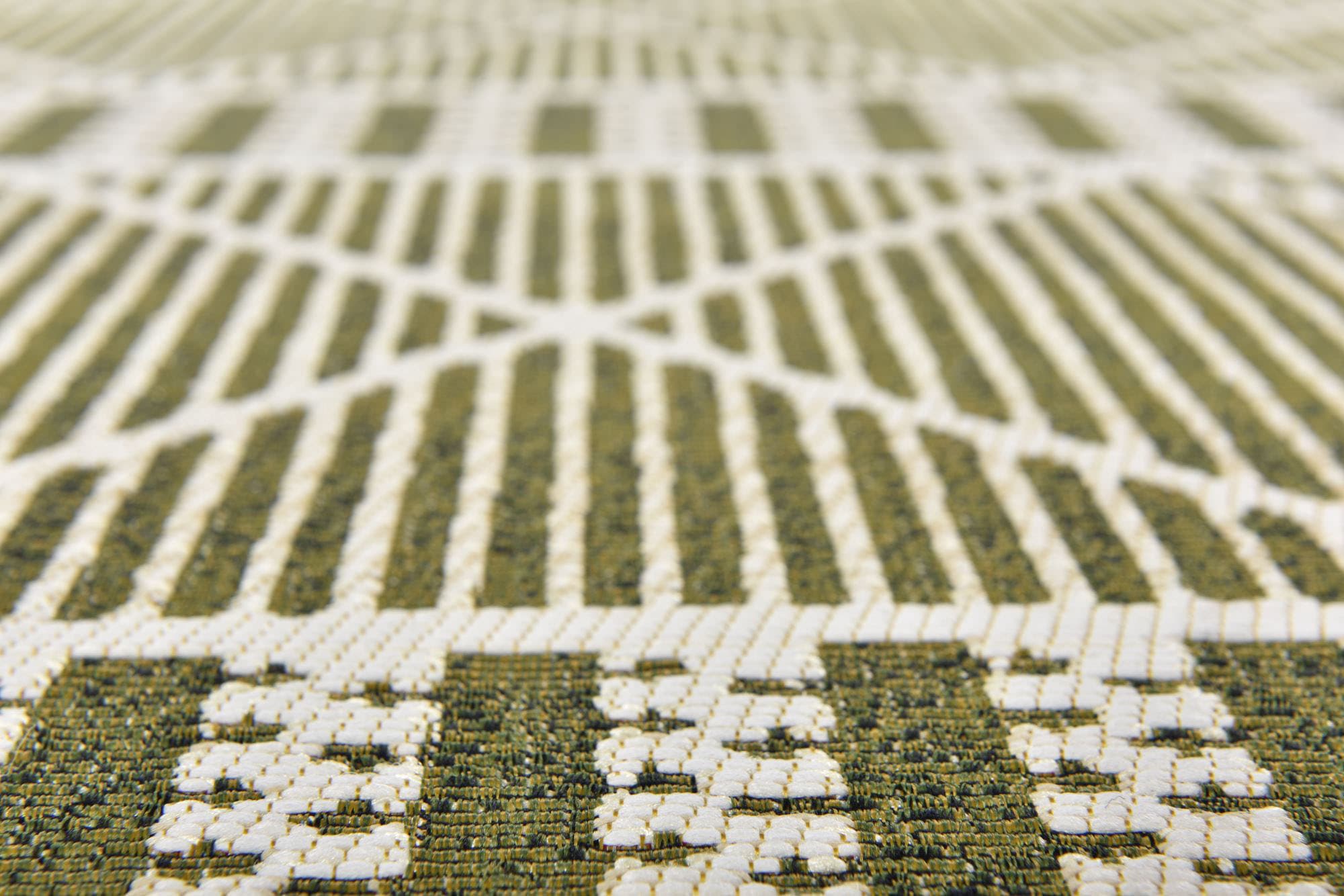 TOM TAILOR HOME Teppich »Funky Outdoor Geometric«, rechteckig, 5 mm Höhe, Flachgewebe, modernes Rauten Design, Outdoor geeignet, Wohnzimmer
