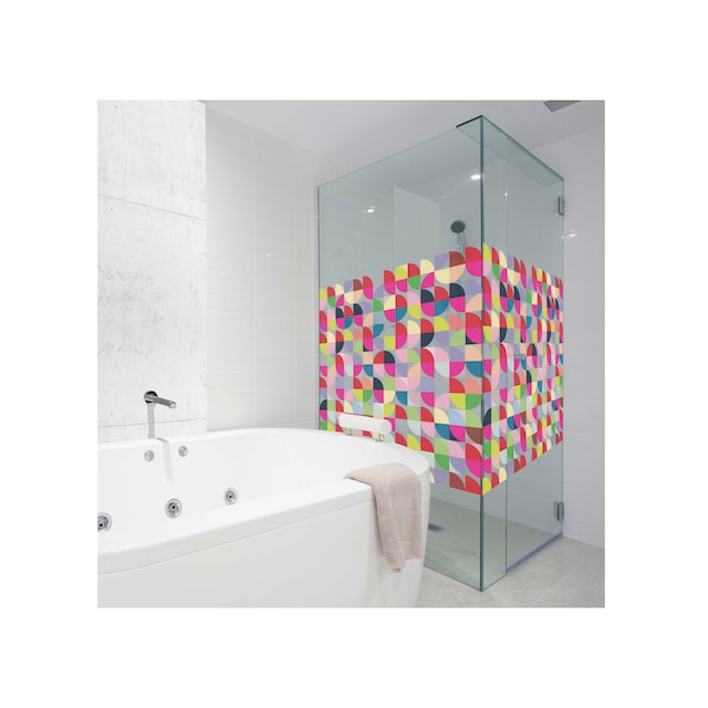 MySpotti Fensterfolie »Look Retro Pattern«, halbtransparent, glattstatisch  haftend, 90 x 100 cm, statisch haftend online kaufen | Jelmoli-Versand
