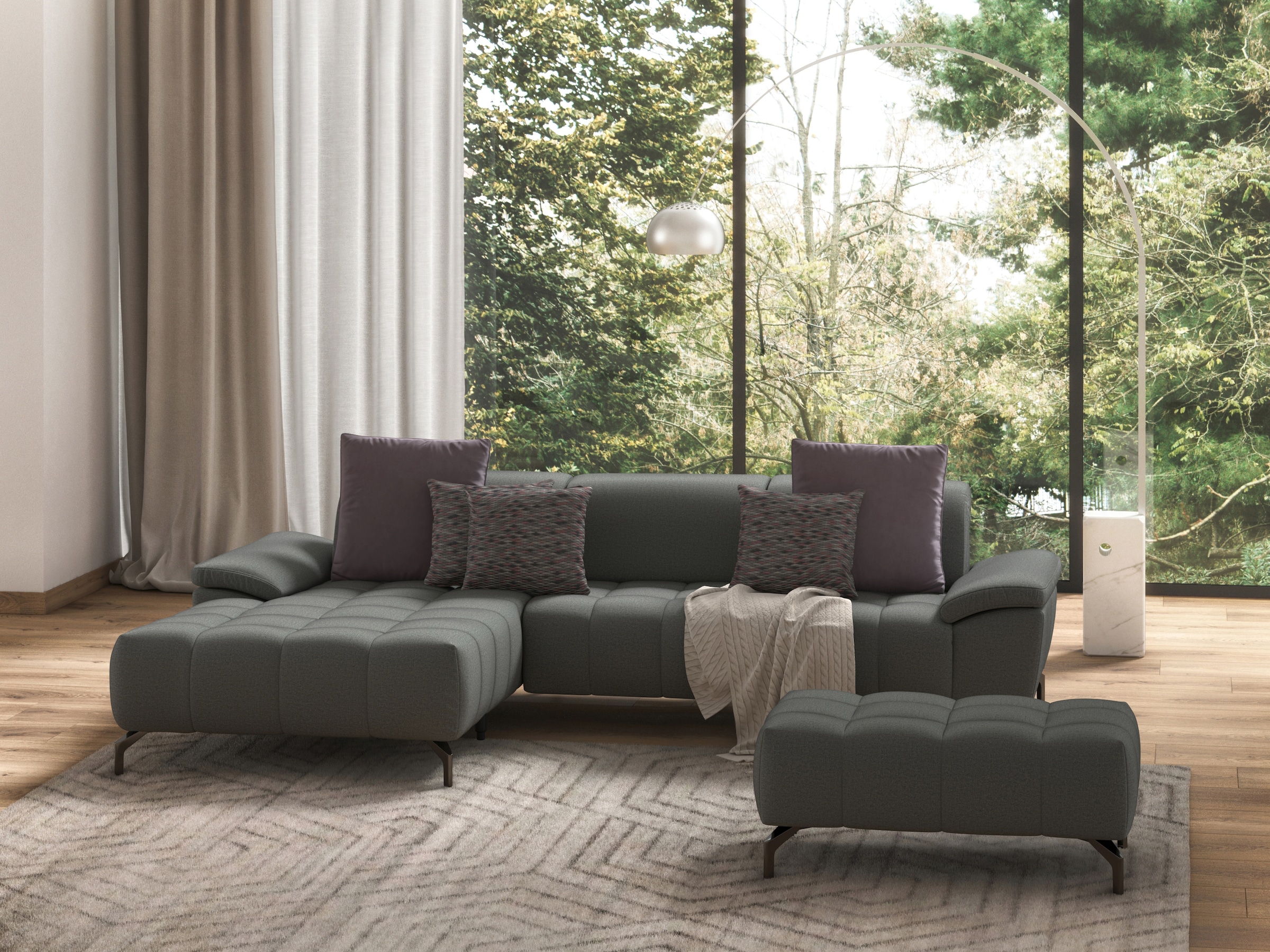 sit&more Hocker »Cool«, mit schwarzen Füssen