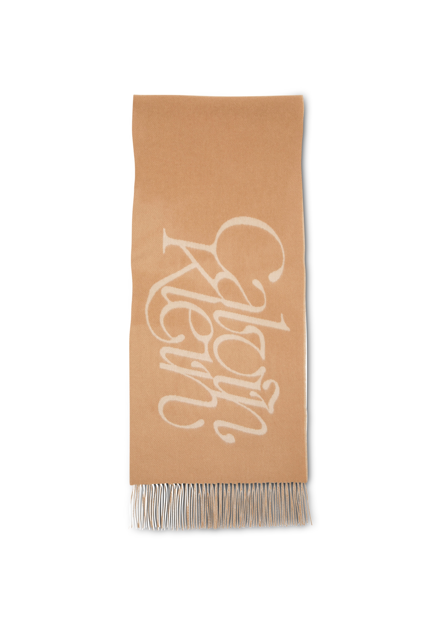 Calvin Klein Modetuch »SCRIPTED LOGO BRUSHED WOOL SCARF« Perfekt für den Alltag