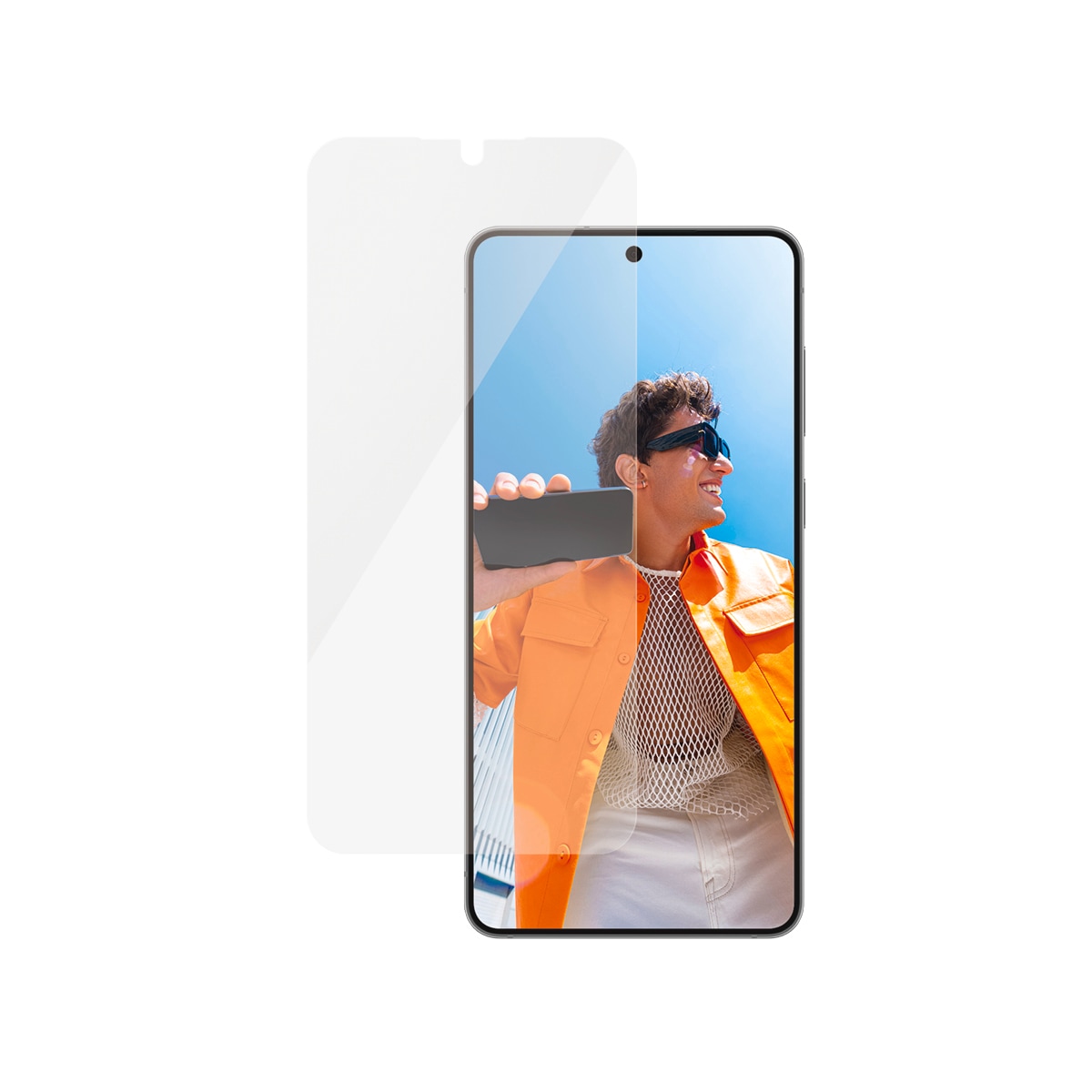 CARE by PanzerGlass Displayschutzglas »Ultra-Wide Fit Screen Protection«, für Samsung Galaxy S25 Edge, Displayschutzfolie, Schutzfolie, Bildschirmschutz, kratz- & stossfest