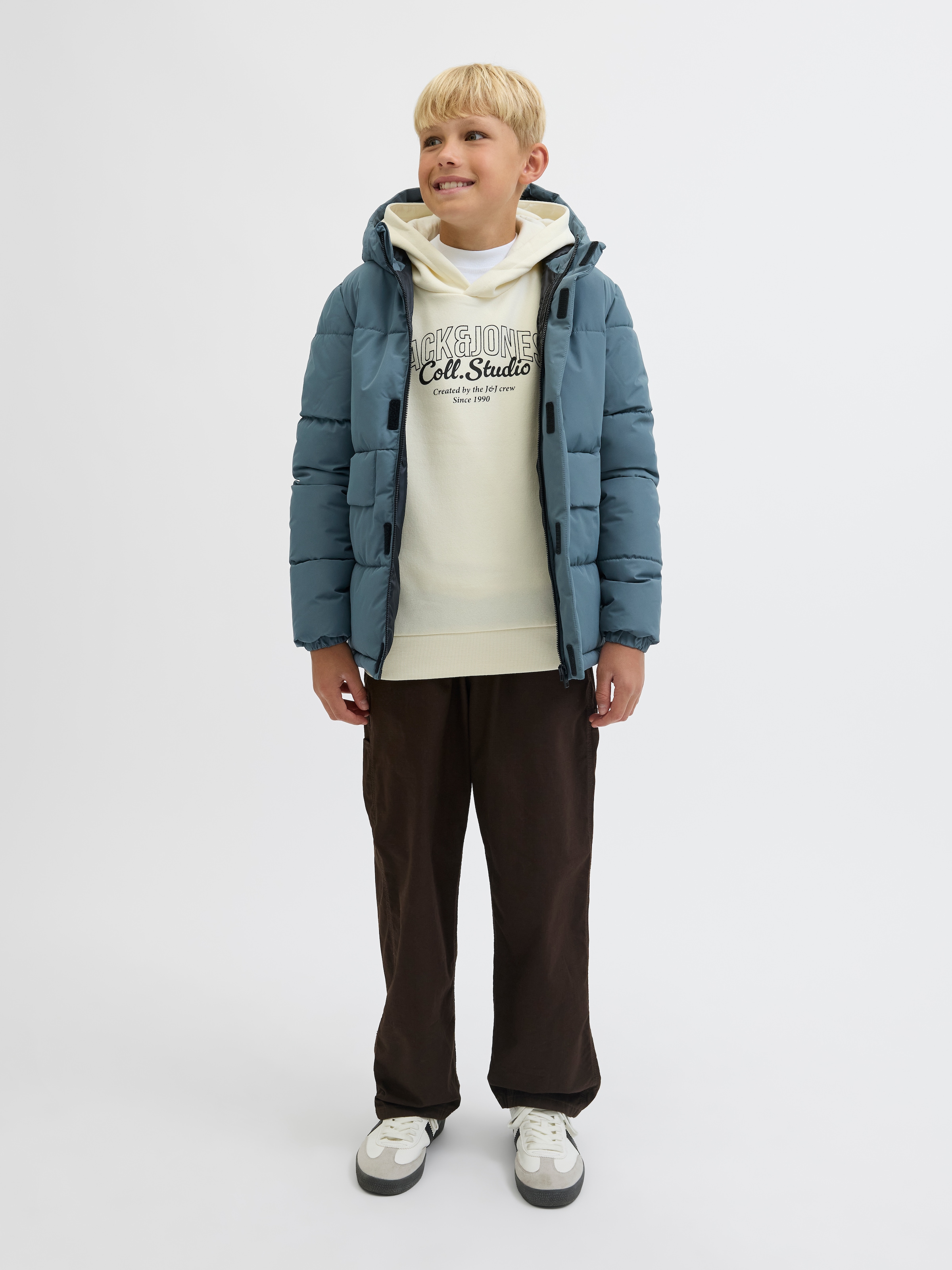 Jack & Jones Junior Steppjacke »JCOSPEED PUFFER SN JNR«, mit Kapuze