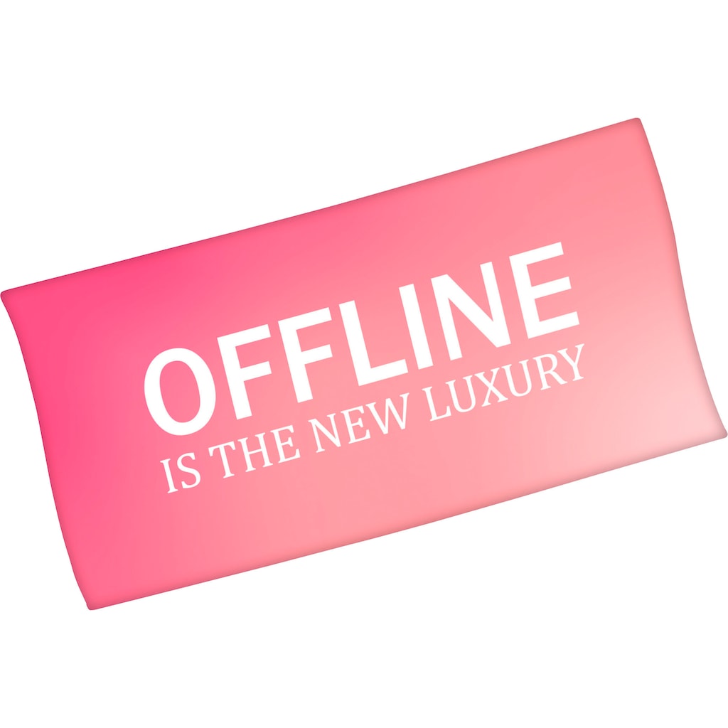 Minions Badetuch »Offline is the new luxury«, (1 St.)