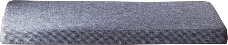 Bankauflage »Avena«, graues Sitzkissen, 49 x 32 cm, eckig,Bezug: 100 % Polypropylen