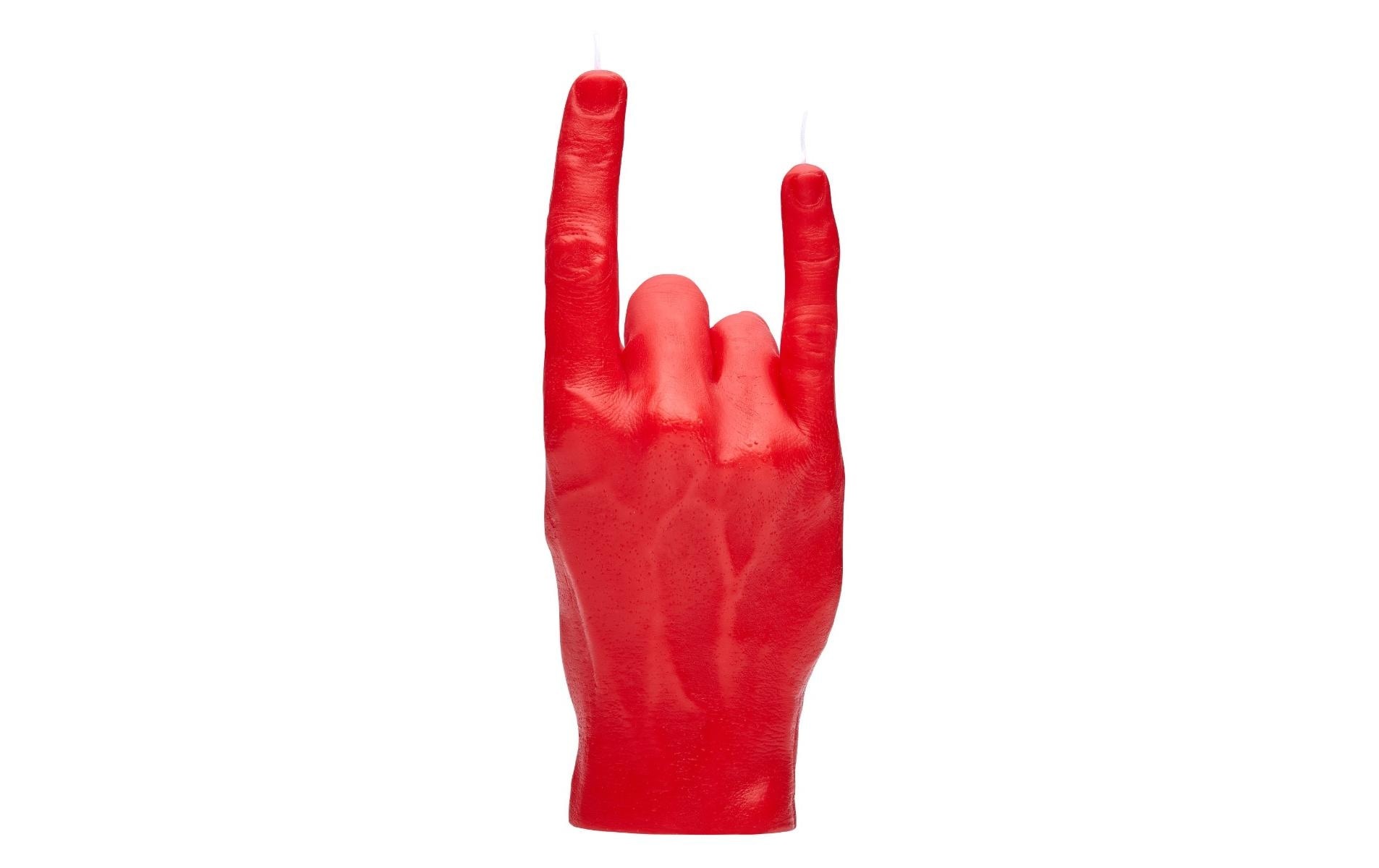 Formkerze »Mandatus Candle Hand You Rock«