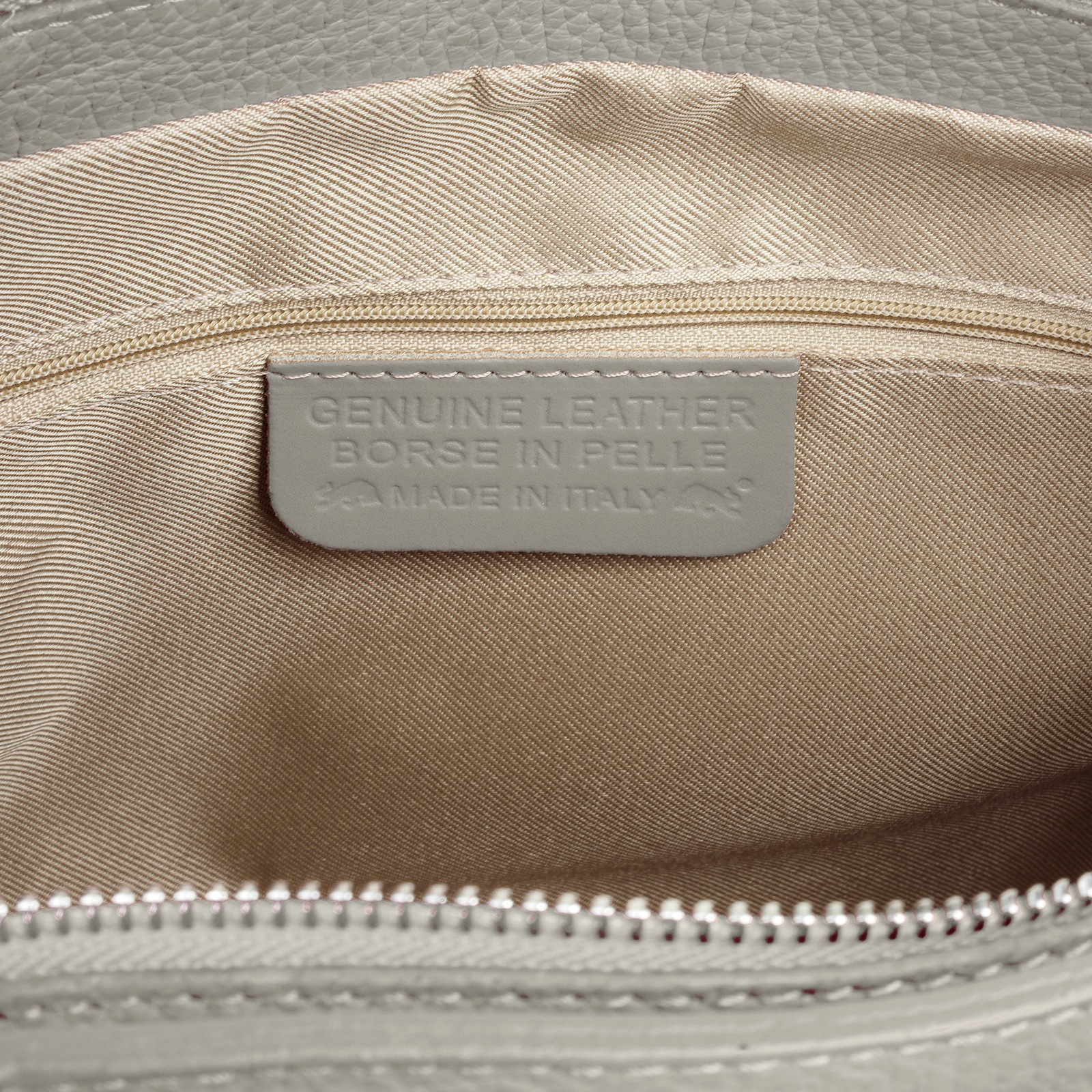 Cluty Henkeltasche, echt Leder, Made in Italy