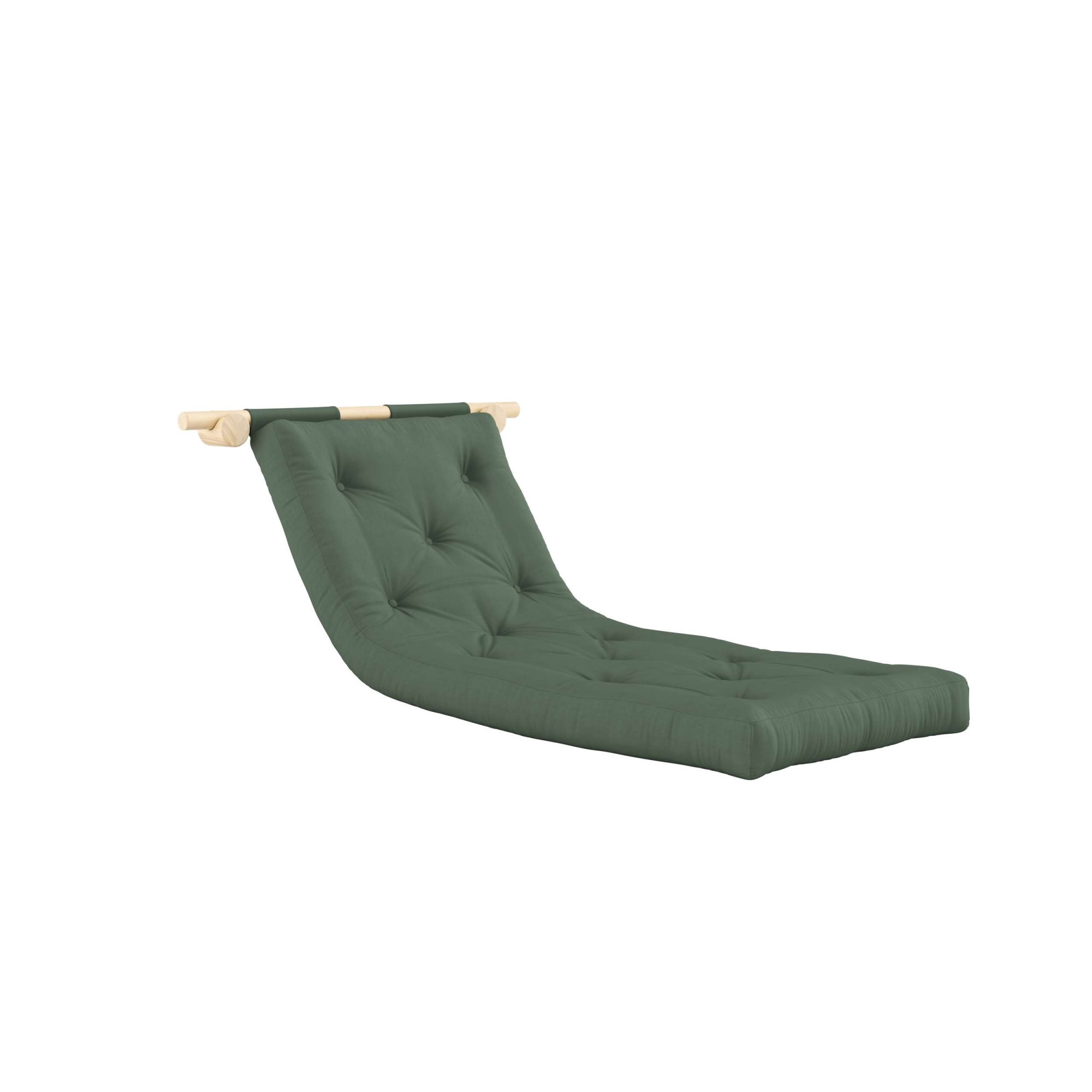 Karup Design Schlafsofa »Hooked Sofa Bed / Sleeper Chair – Sitz- oder Schlafplatz, platzsparend«, Futonmatratze inkl. Halterungsset aus FSC®-zertifiziertem Massivholz