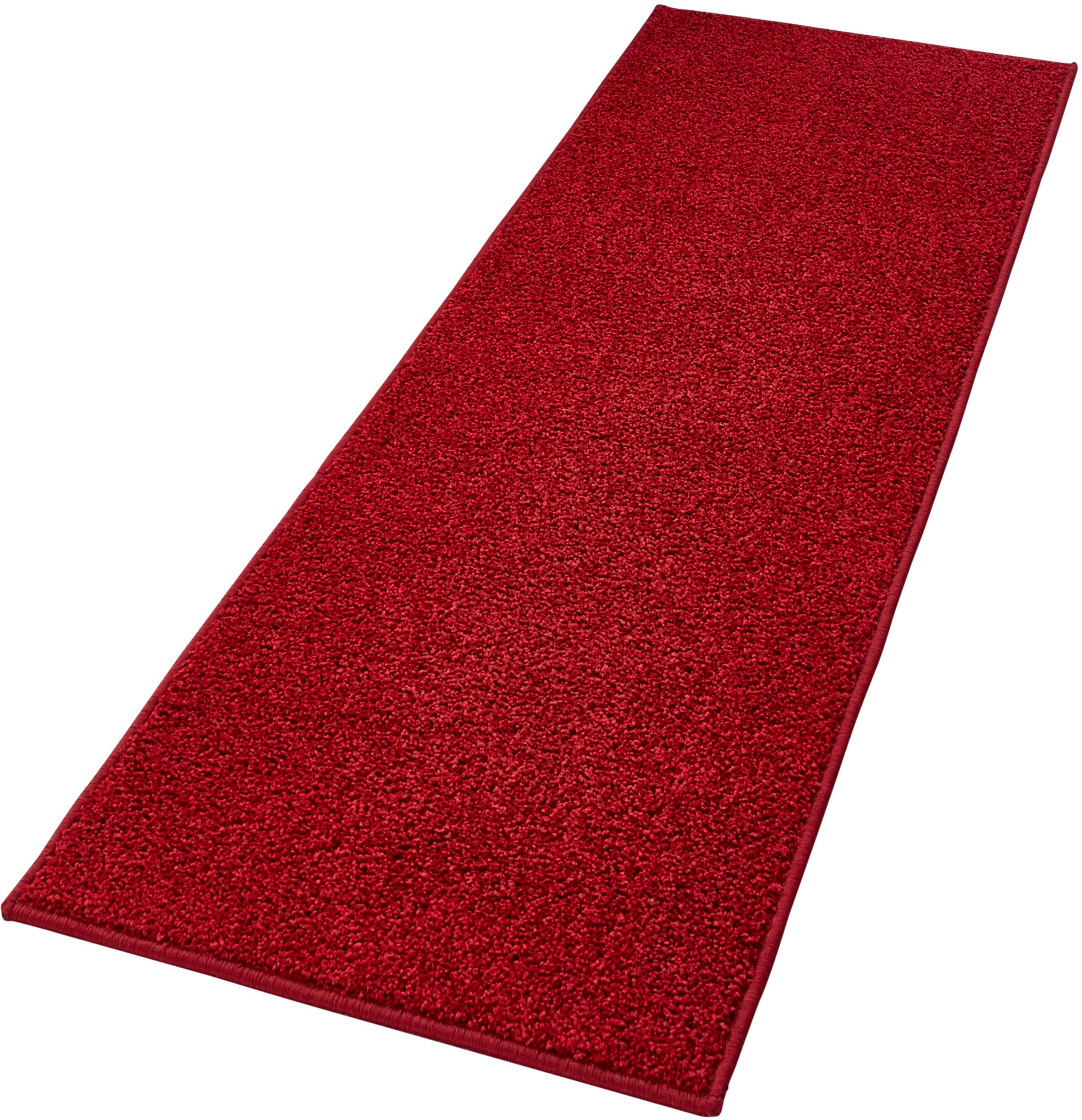 HANSE Home Teppich »Pure 100 Kurzflor«, rechteckig, 13 mm Höhe, Kurzflor, uni, umkettelt, Läufer, Wohnzimmer, Kinderzimmer, Flur