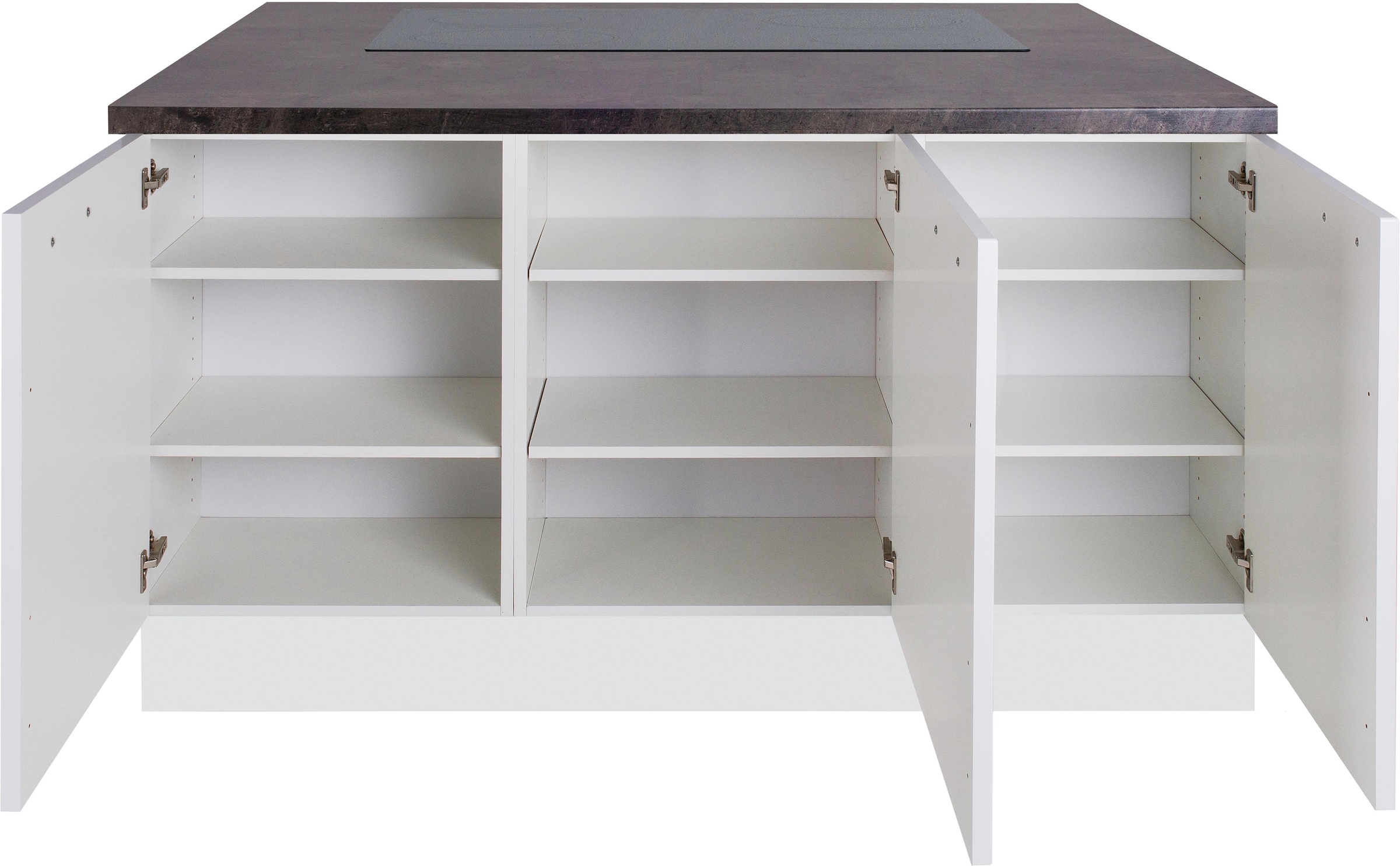 KOCHSTATION Kücheninsel »KS-Cara«, mit Vollauszügen und Soft-Close-Funktion, Stellbreite 150 x 95 cm