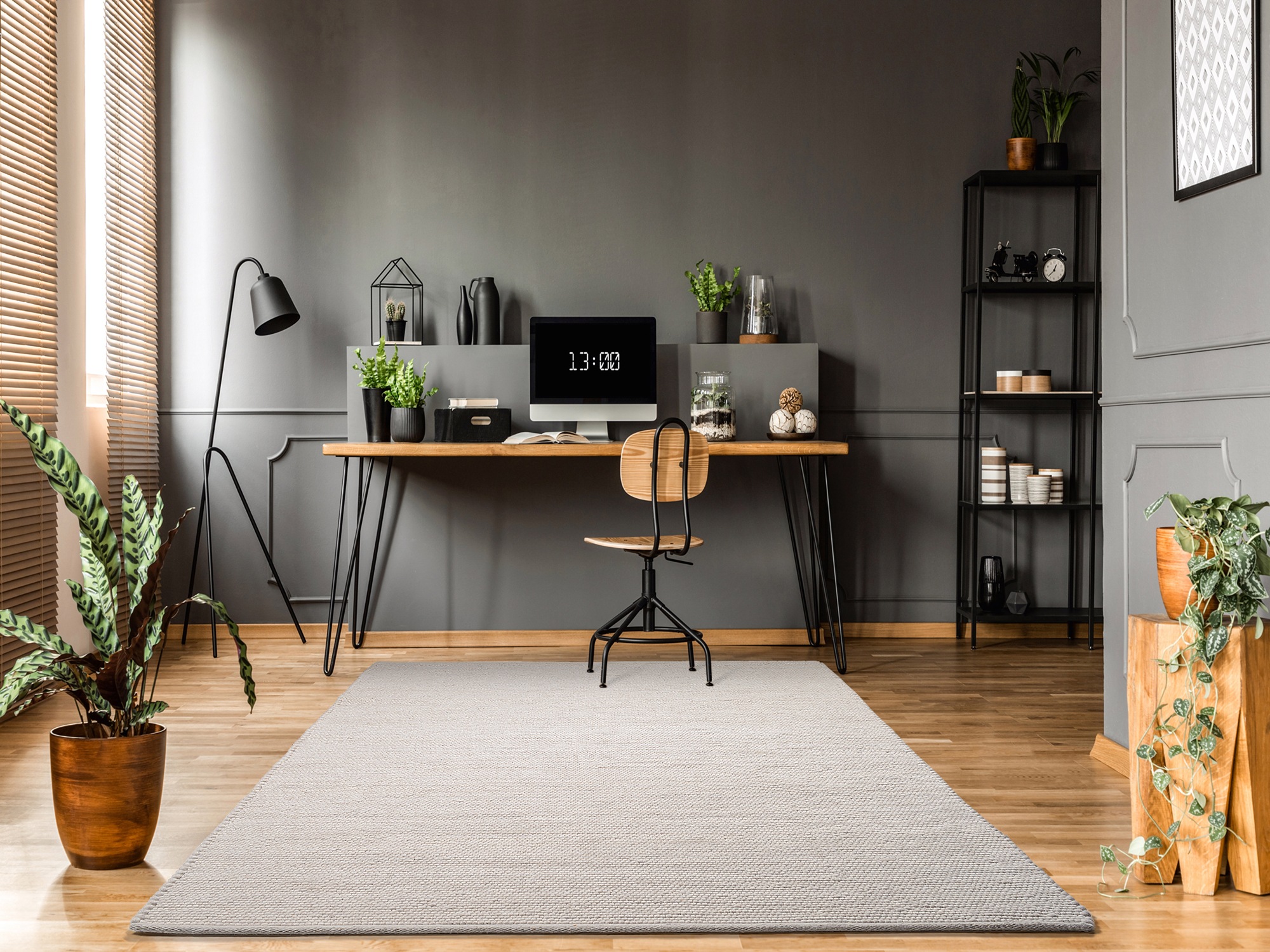 OCI DIE TEPPICHMARKE Teppich »FAVORIT«, rechteckig, 12 mm Höhe, Handweb-Teppich aus Indien, handgewebt, hochwertig verarbeitet