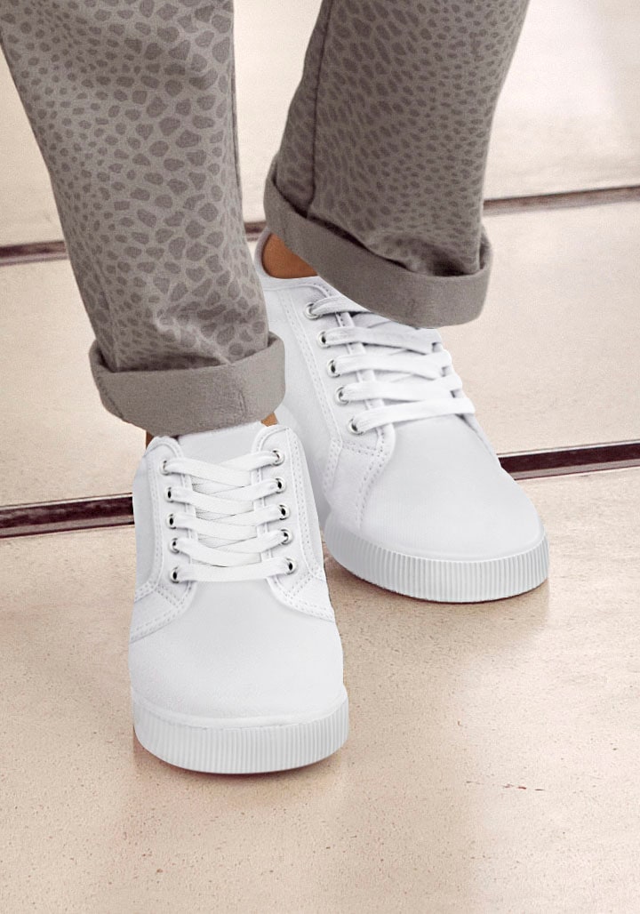 LASCANA Sneaker, aus Textil