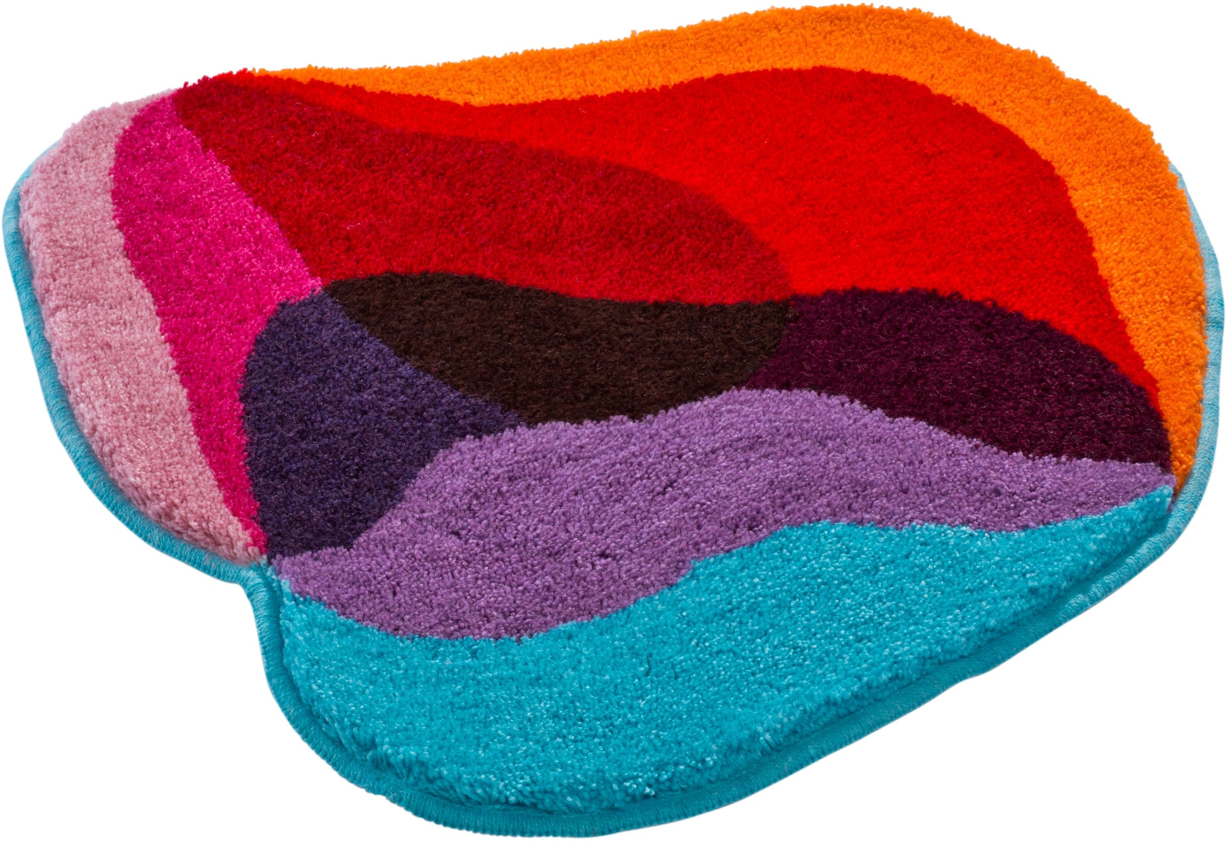Grund Badematte »KARIM RASHID CONCEPT 21«, rutschhemmend beschichtet, fussbodenheizungsgeeignet, bunte Badematte mit abstraktem Design