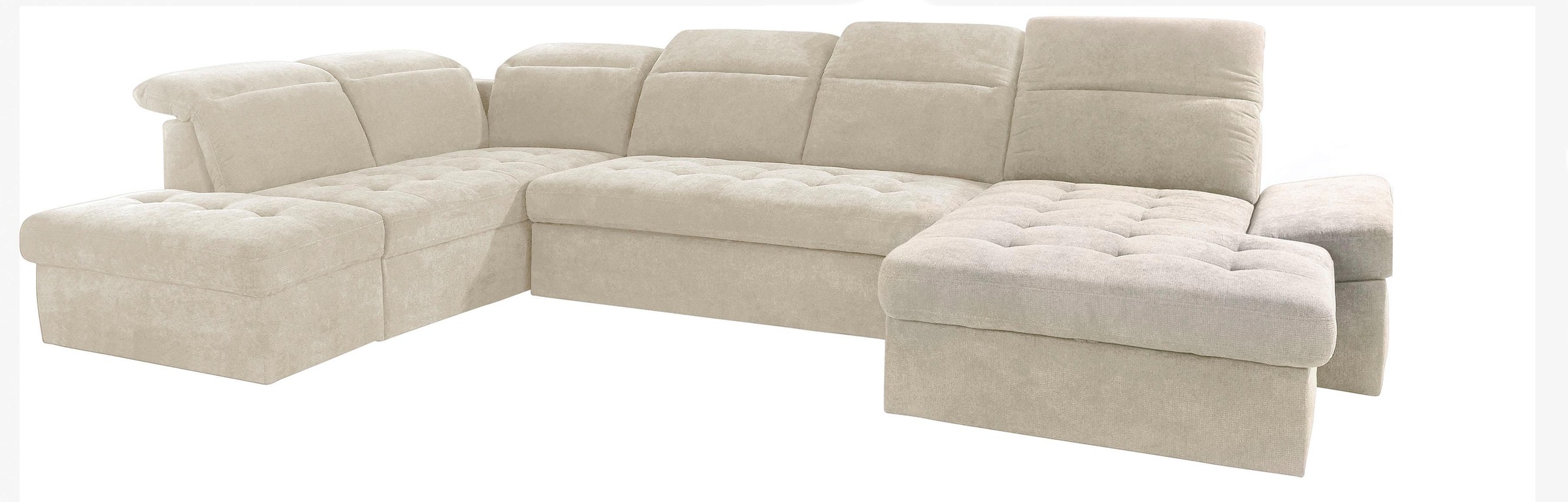 sit&more Wohnlandschaft »Stardust U-Form«, inklusive Kopfteilverstellung und Armlehnenfunktion
