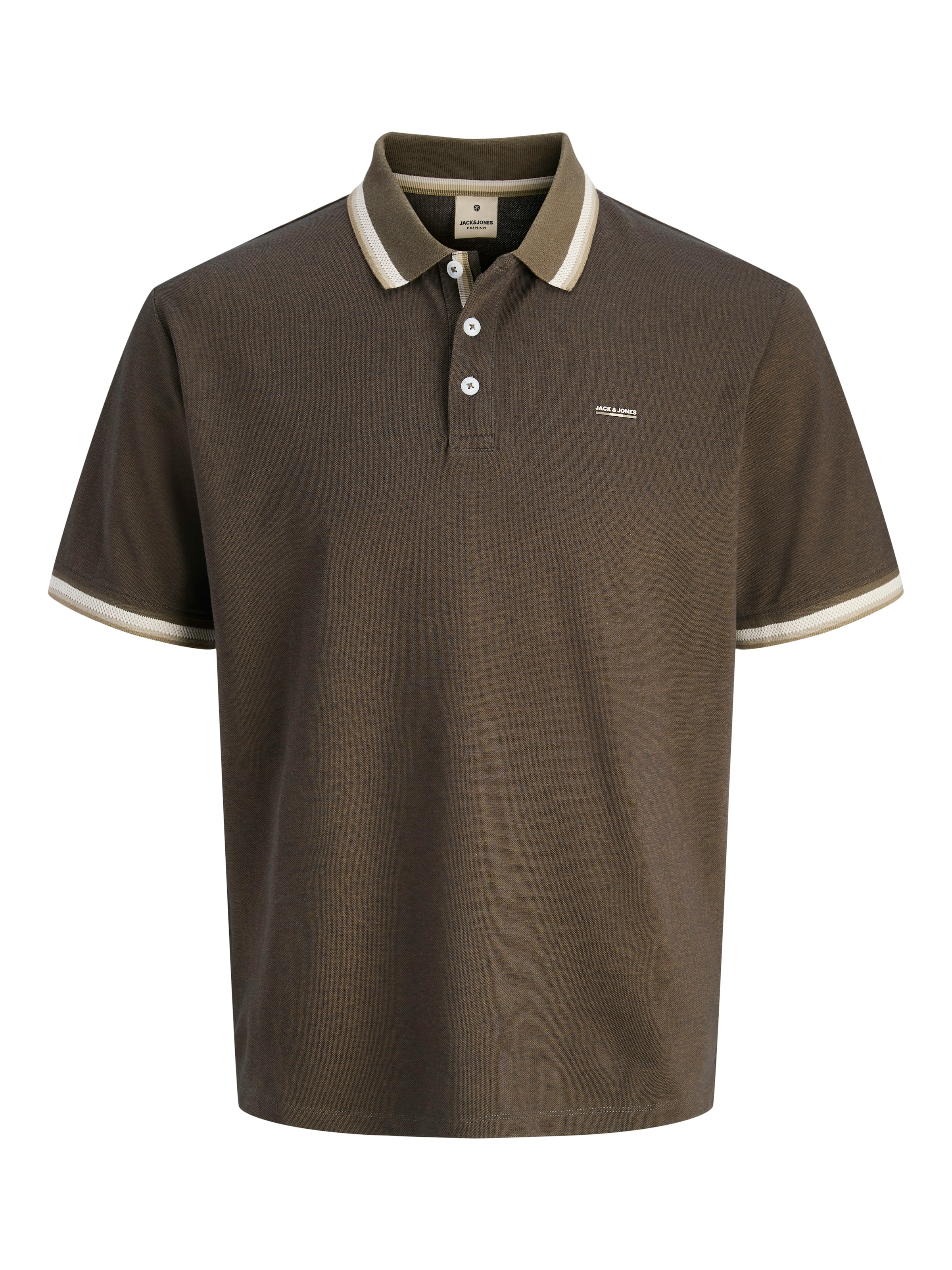 Jack & Jones Poloshirt »JPRBLUALVES SS POLO SN« mit Logo Stickerei