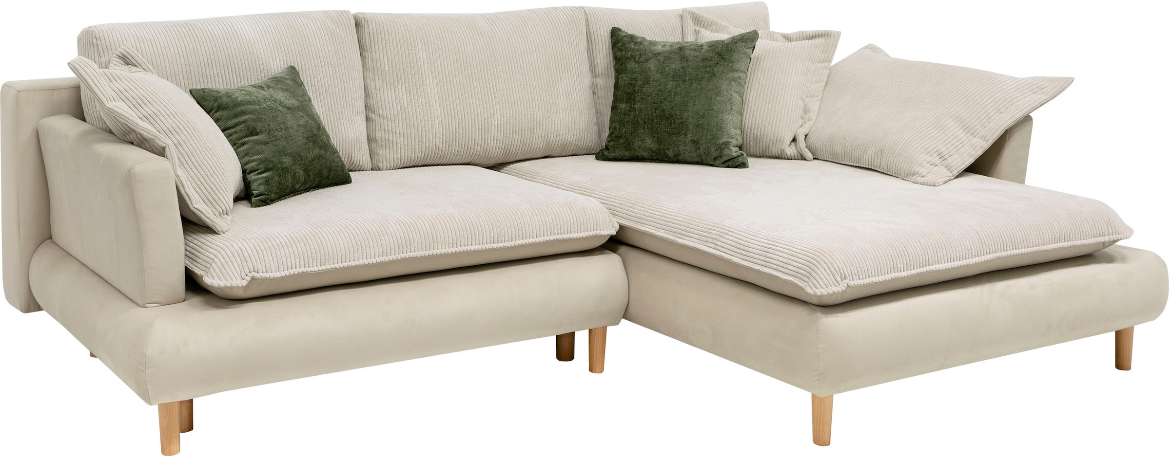 COLLECTION AB Ecksofa »Mandela L-Form«, mit Bettfunktion und Bettkasten
