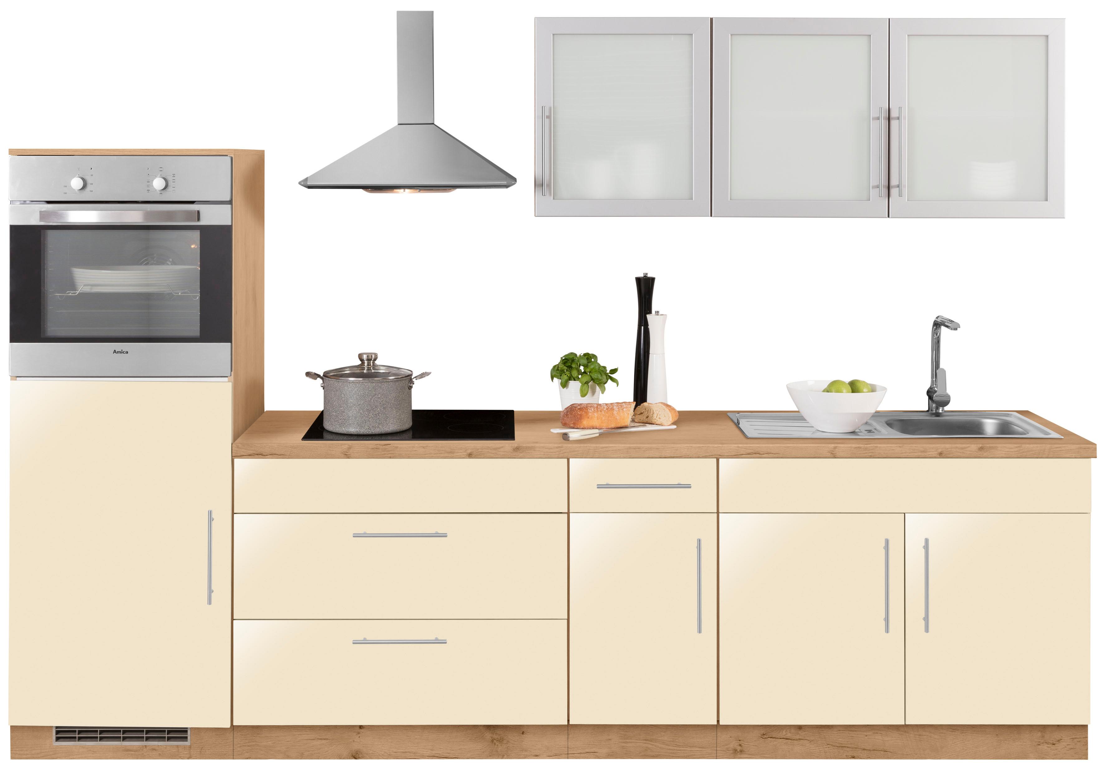 ❤ wiho Küchen Küchenzeile »Aachen«, ohne E-Geräte, Breite 220 cm bestellen  im Jelmoli-Online Shop