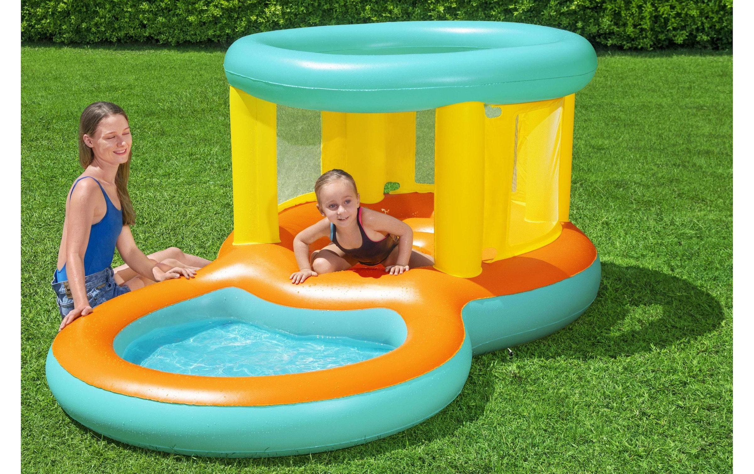 Bestway Planschbecken »Jumptopia Bouncer & Play 239 x 142 x 102 cm«
