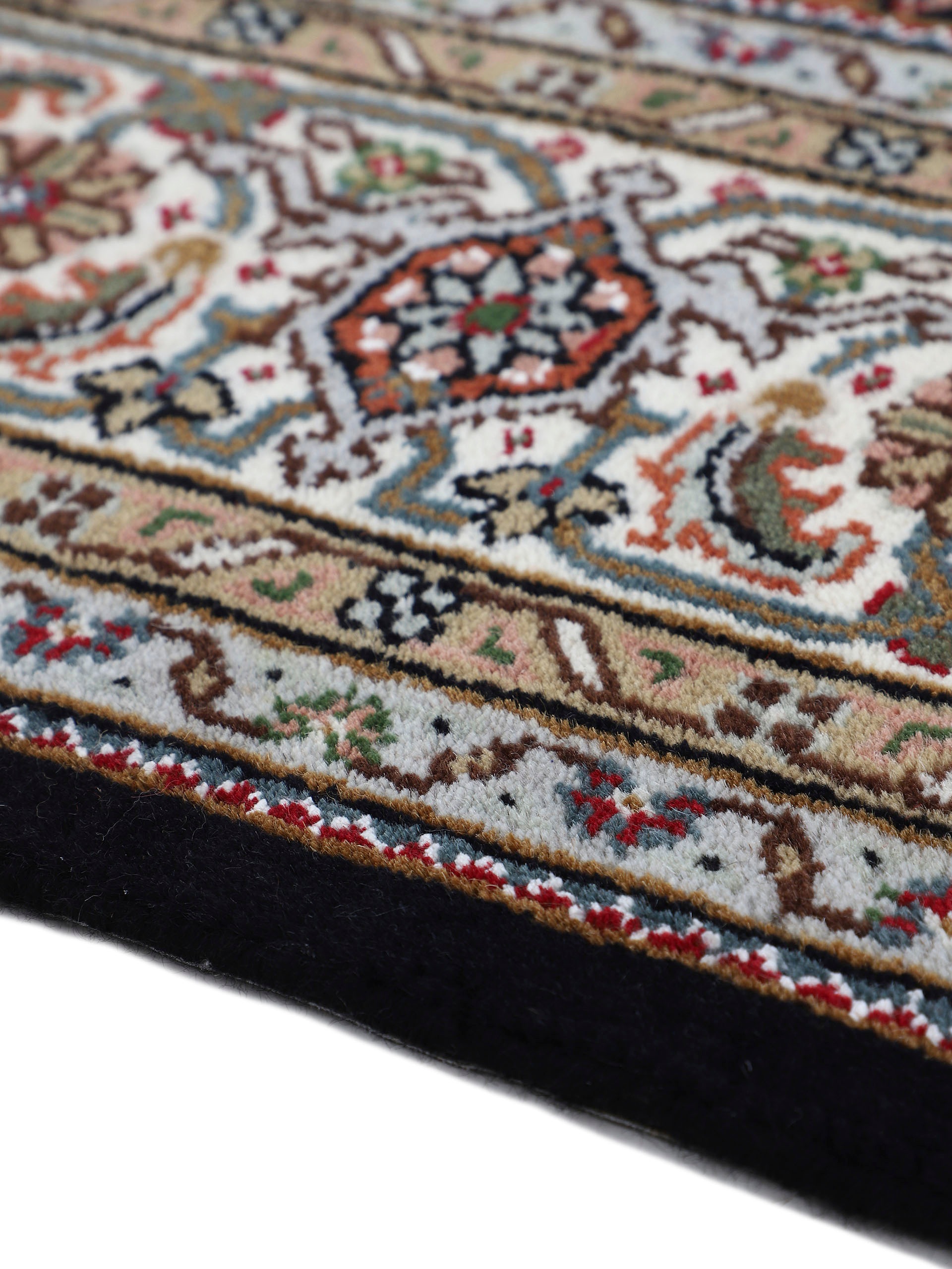 Woven Arts Orientteppich »Tabriz Mahi,  auch als Läufer«, rechteckig, 15 mm Höhe, handgeknüpft, Wohnzimmer, reine Wolle