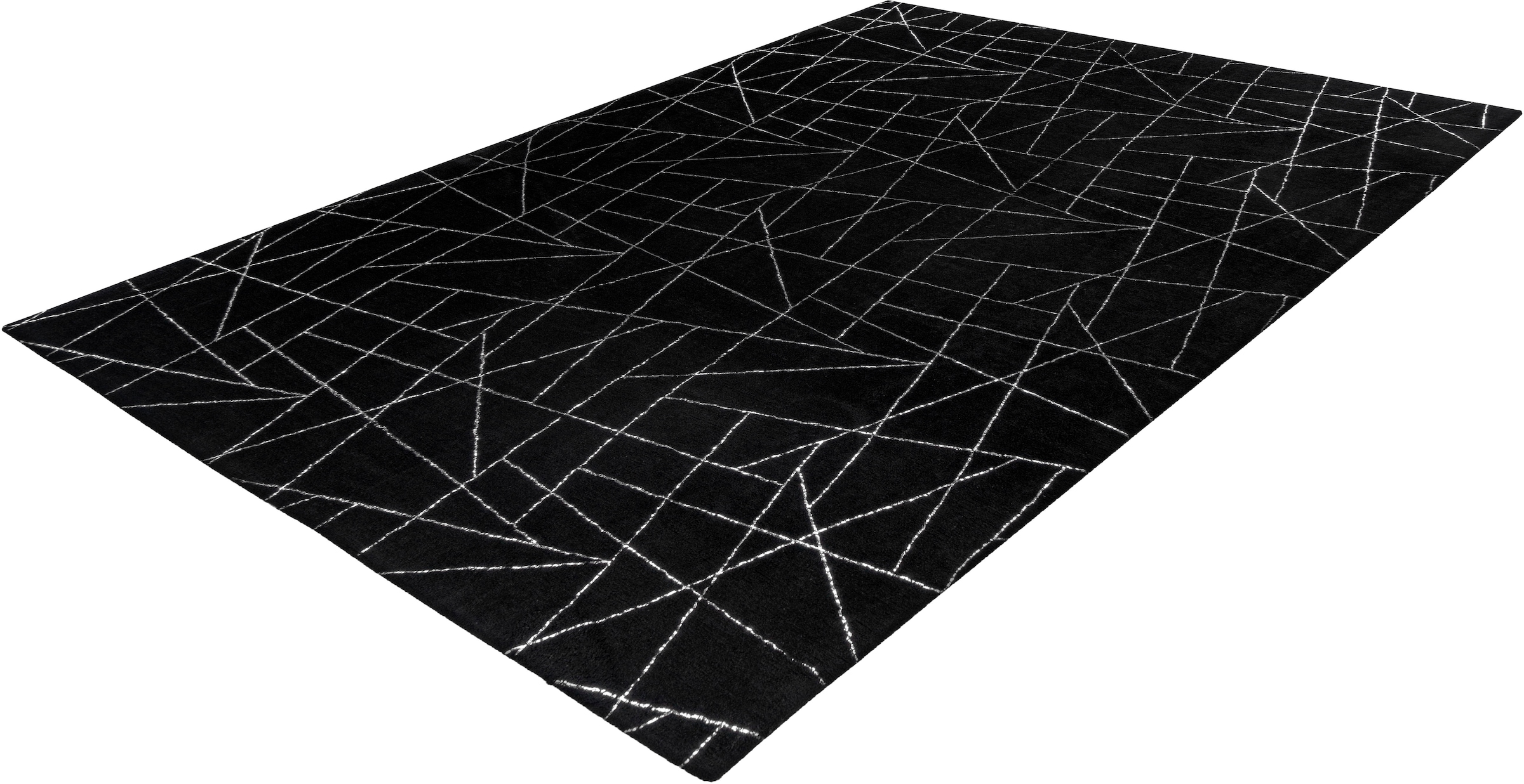 me gusta Teppich »Bijou 125«, rechteckig, 20 mm Höhe, Glanz Effekt, weicher Flor, Wohnzimmer, Schlafzimmer