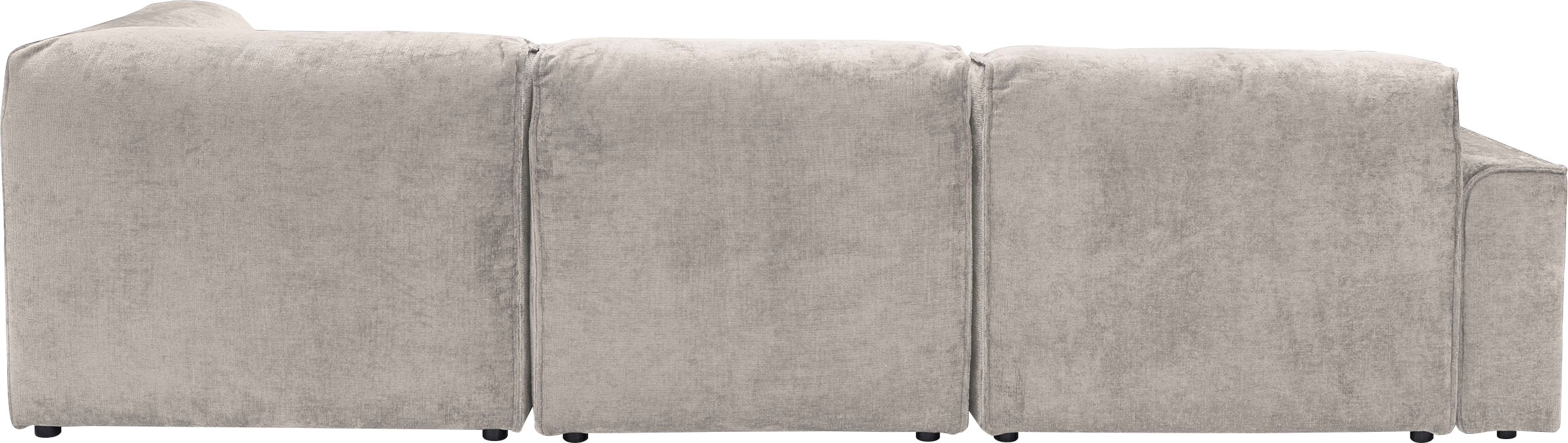RAUM.ID Ecksofa »Monolid L-Form«, (4 St.), Module einzeln für individuelle Zusammenstellung, Bezug in Teddy-Optik